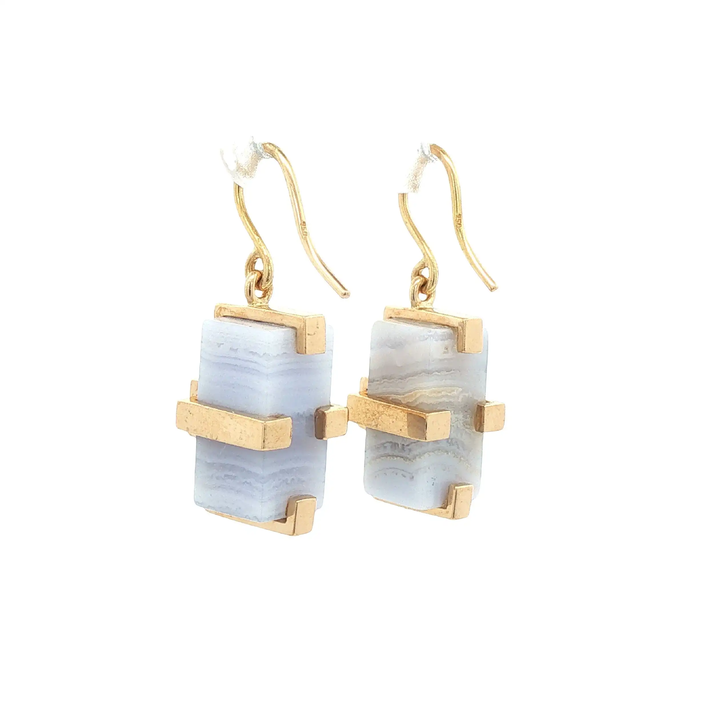 Ohrhänger Gelbgold mit Chalcedon "Jette Joop" Ohrhänger Gelbgold mit Chalcedon "Jette Joop"