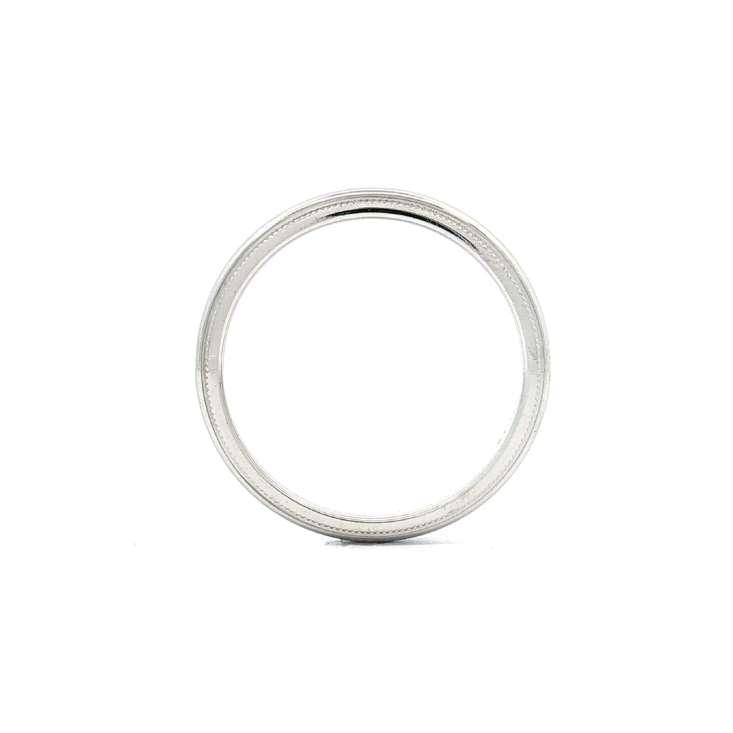 Ring Platin Tiffany Milgrain