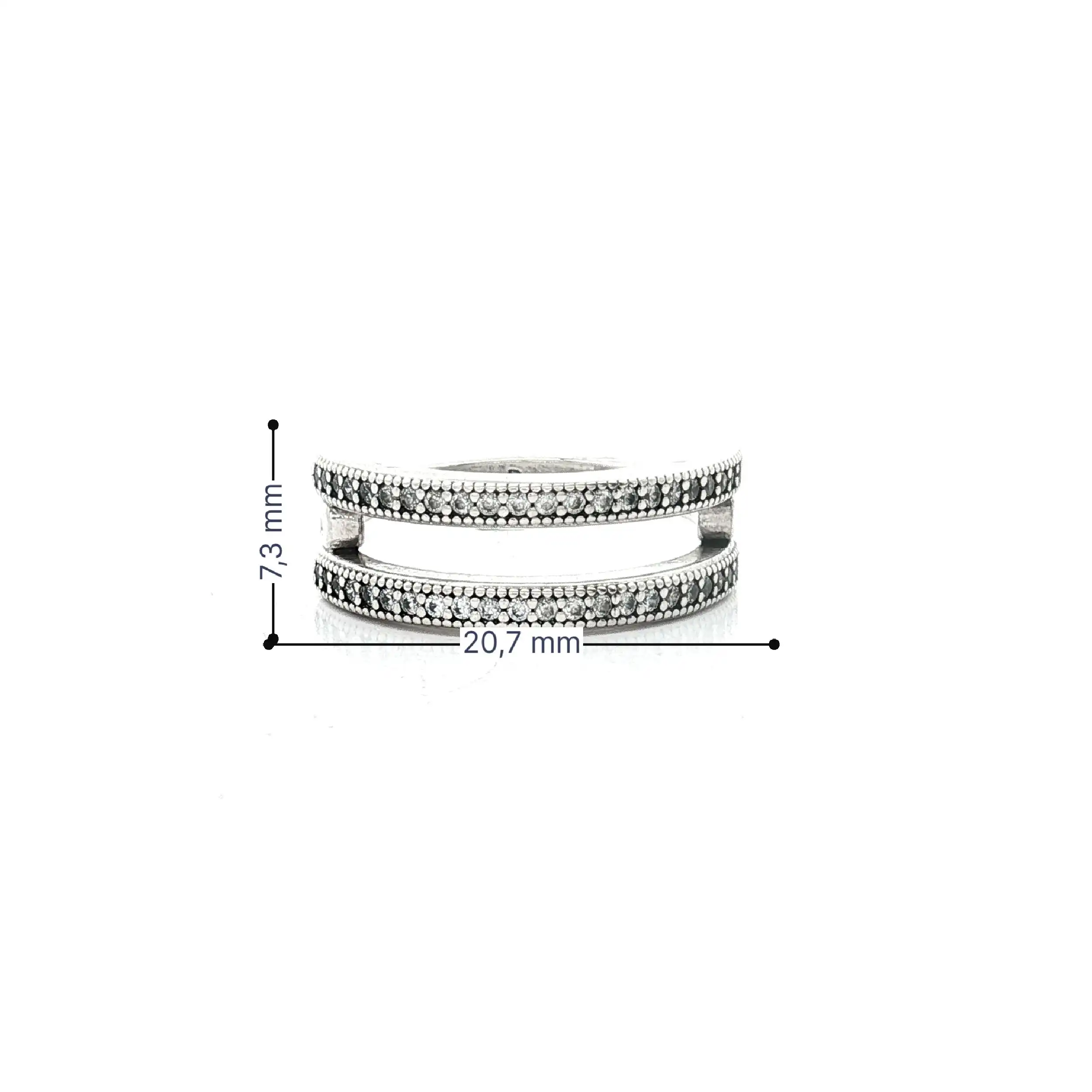 Ring Silber Pandora mit Zirkonia