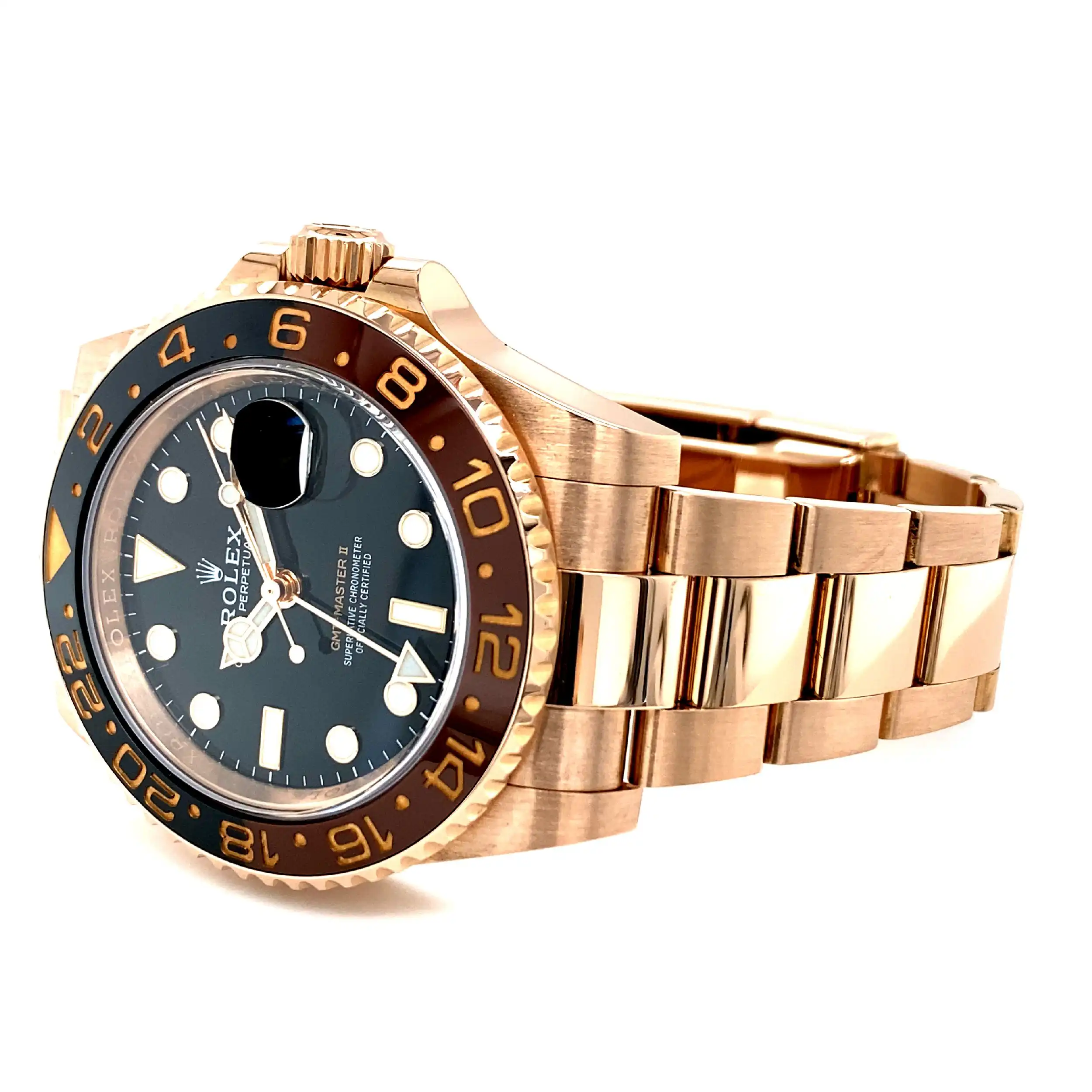 Herrenuhr Rolex GMT Master II -Rootbeer- Everose-Gold Herrenuhr Rolex GMT Master II -Rootbeer- Everose-Gold