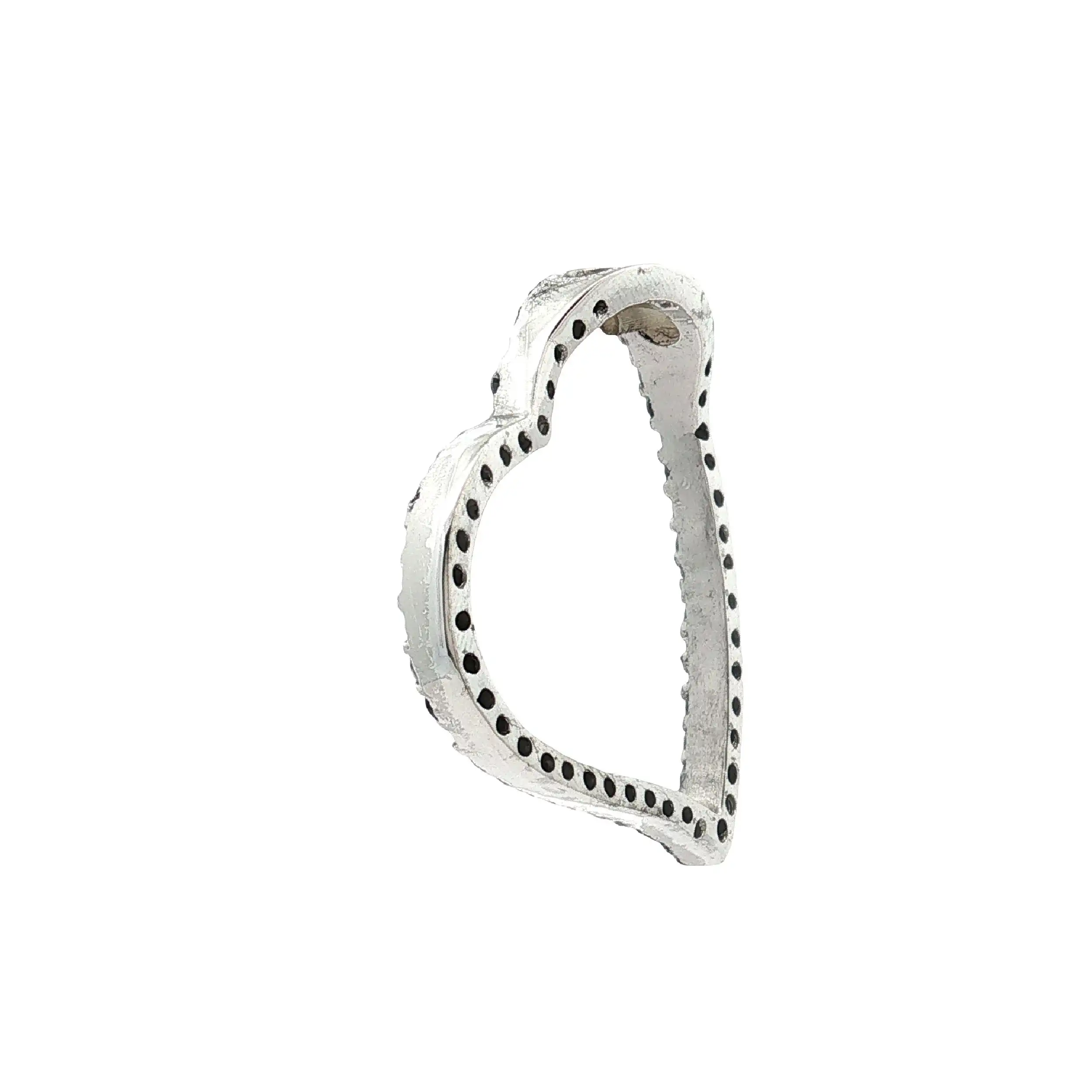 Anhänger Silber Herz mit Zirkonia