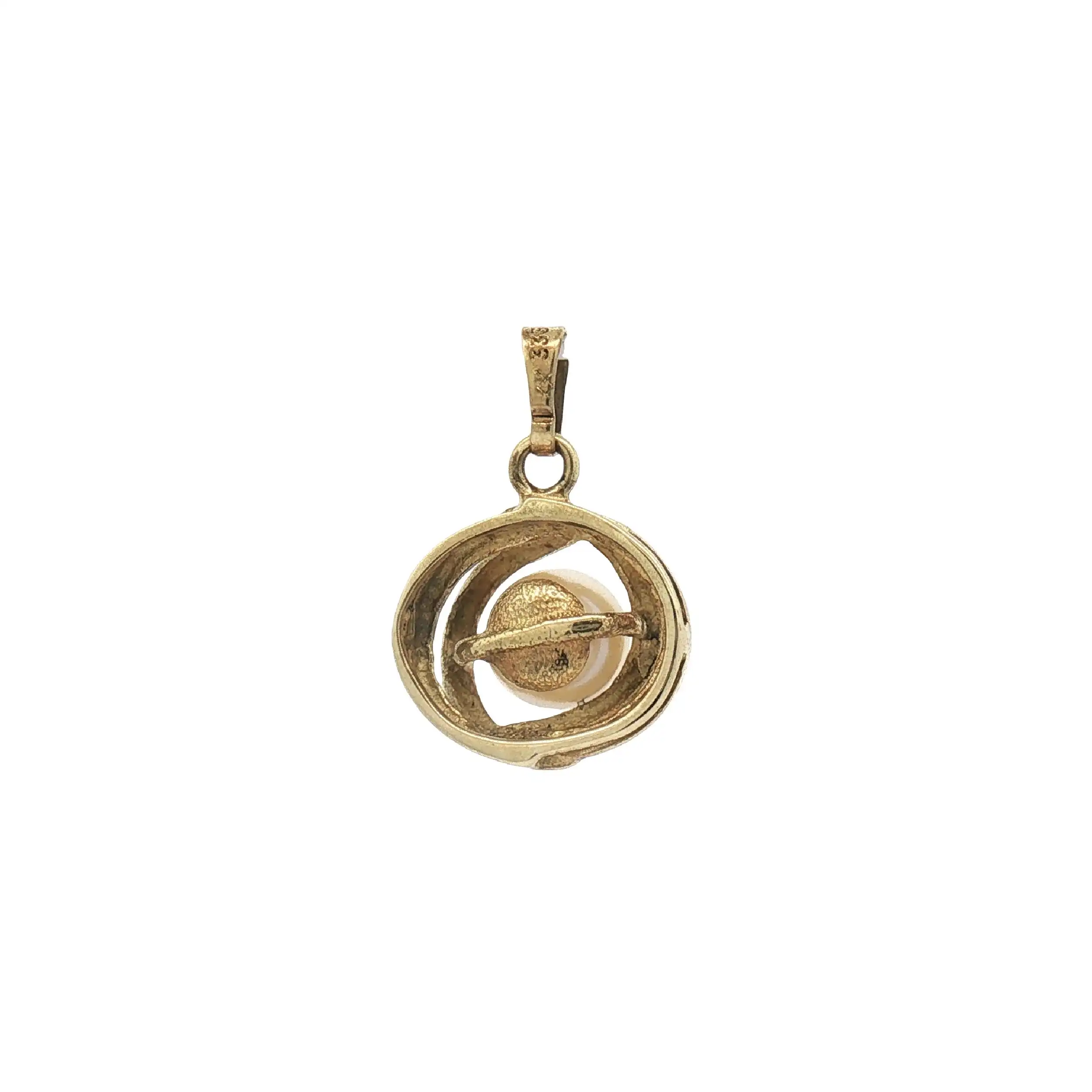 Anhänger Gelbgold mit Perle Anhänger Gelbgold mit Perle