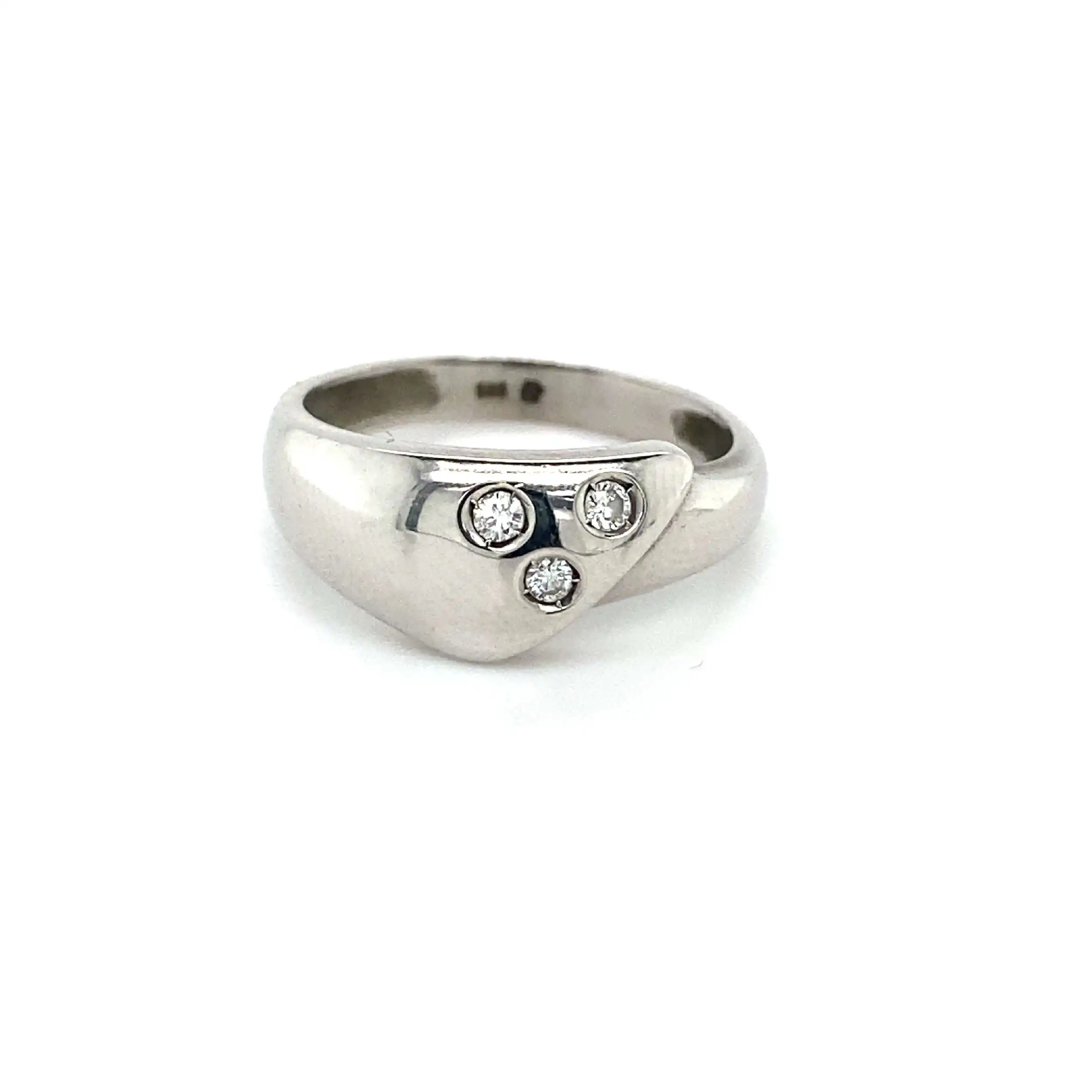 Ring Weißgold mit Brillanten Ring Weißgold mit Brillanten
