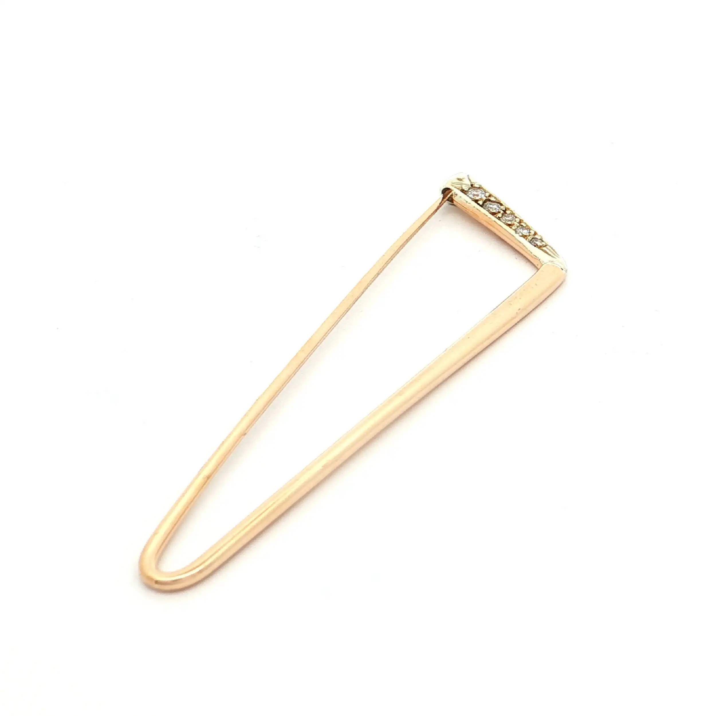 Anstecknadel Gelbgold mit Brillanten Anstecknadel Gelbgold mit Brillanten