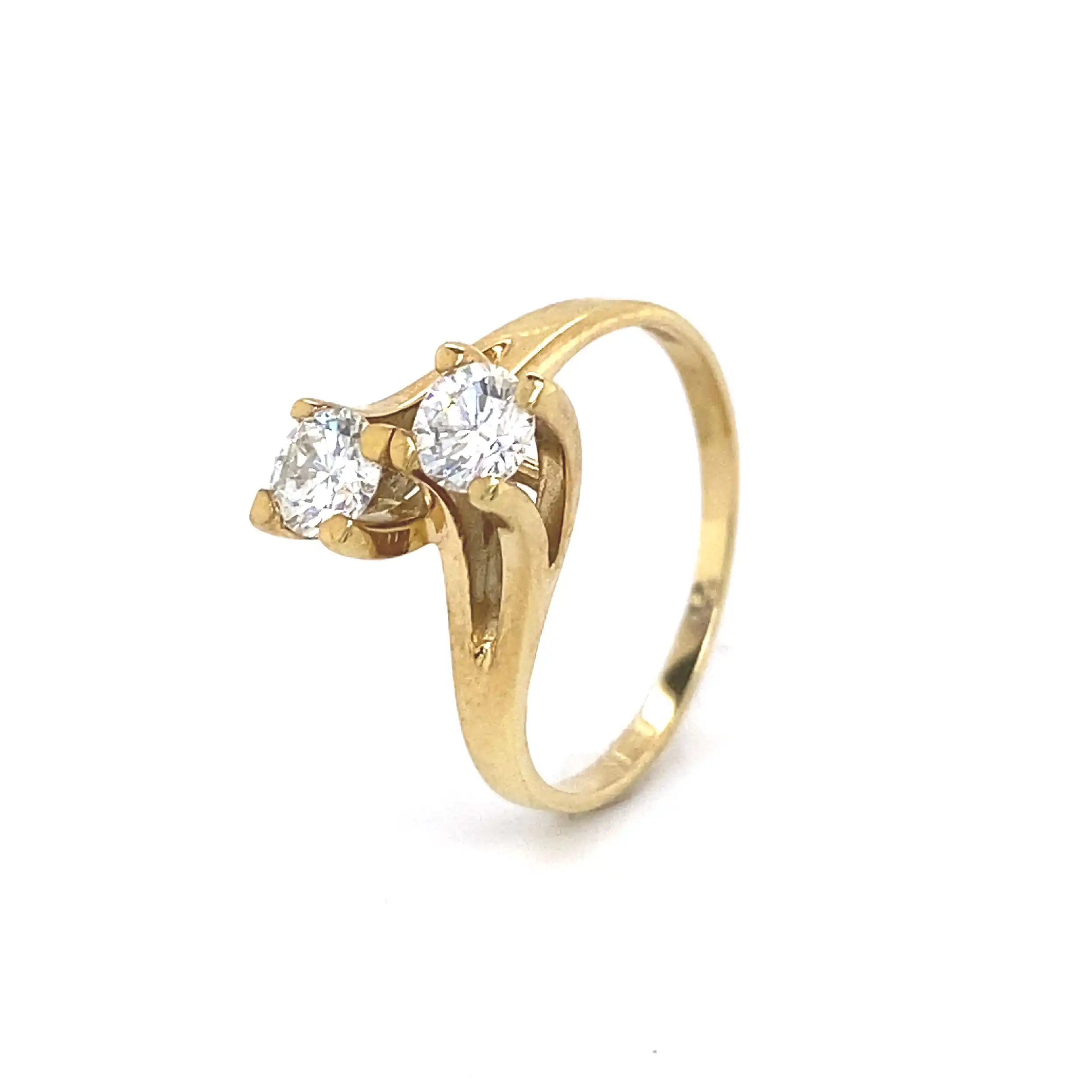 Ring Gelbgold mit Brillanten