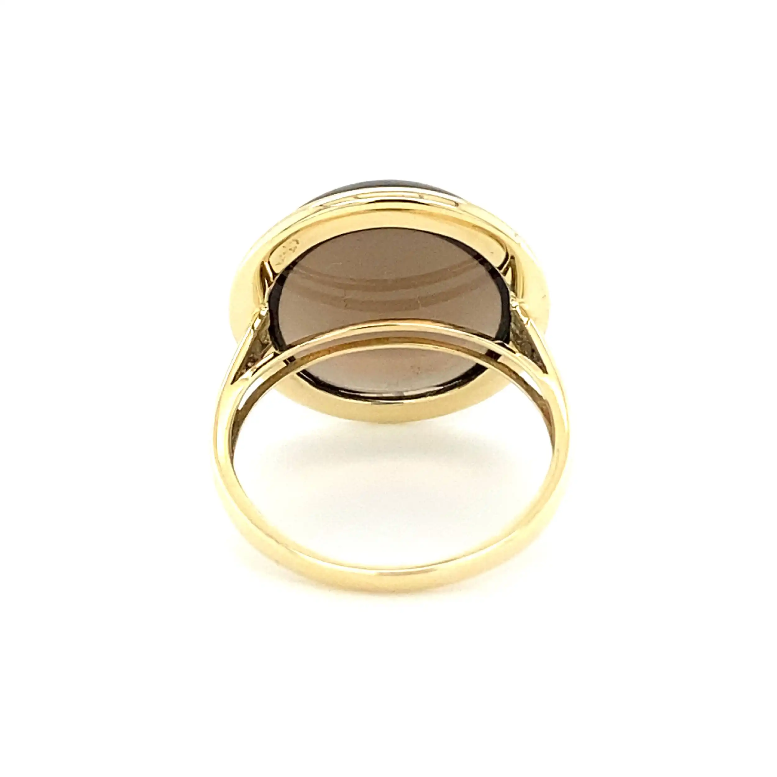 Ring Gelbgold mit Quarz