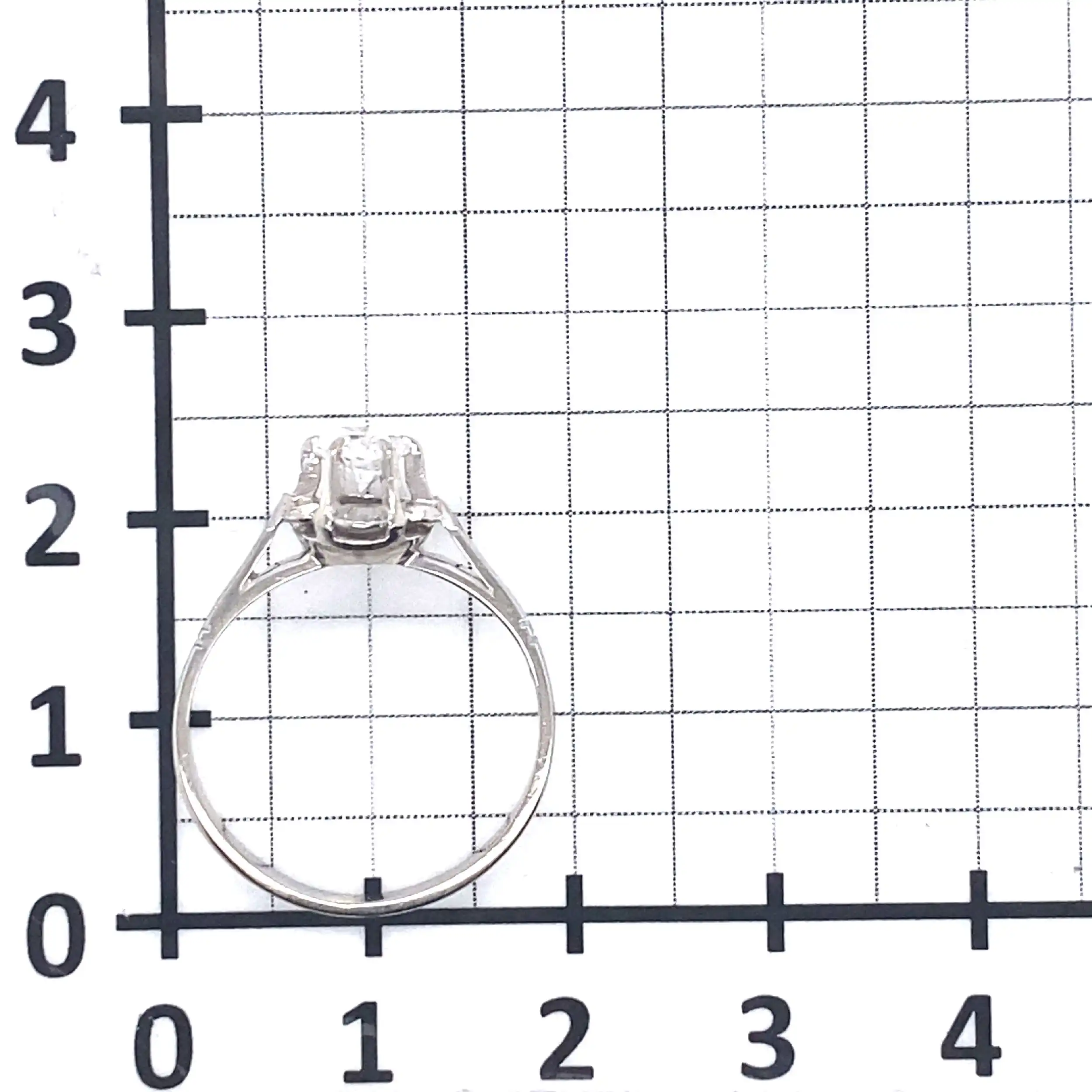 Ring Weißgold mit Brillant Solitär Ring Weißgold mit Brillant Solitär