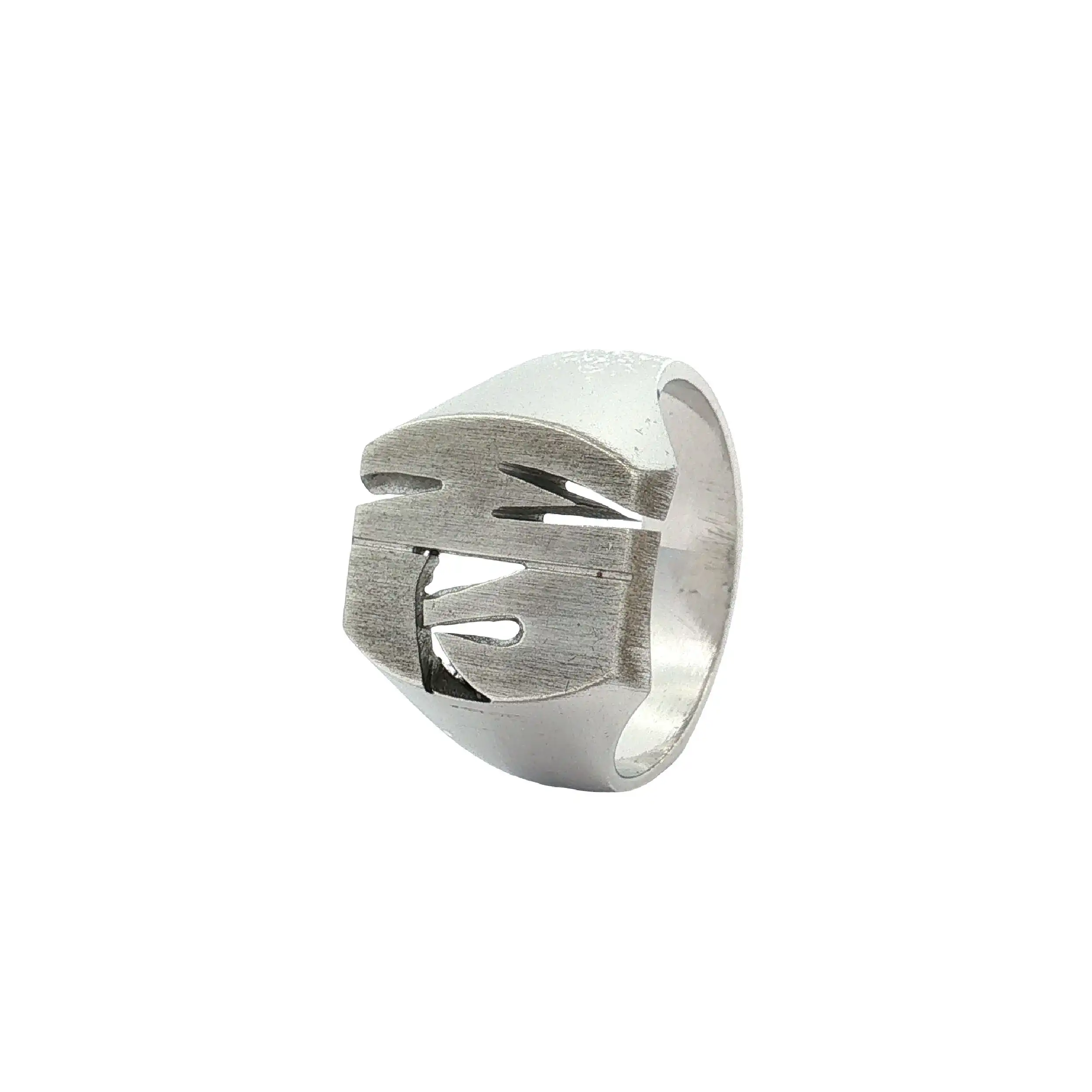Herrenring Silber "JM"