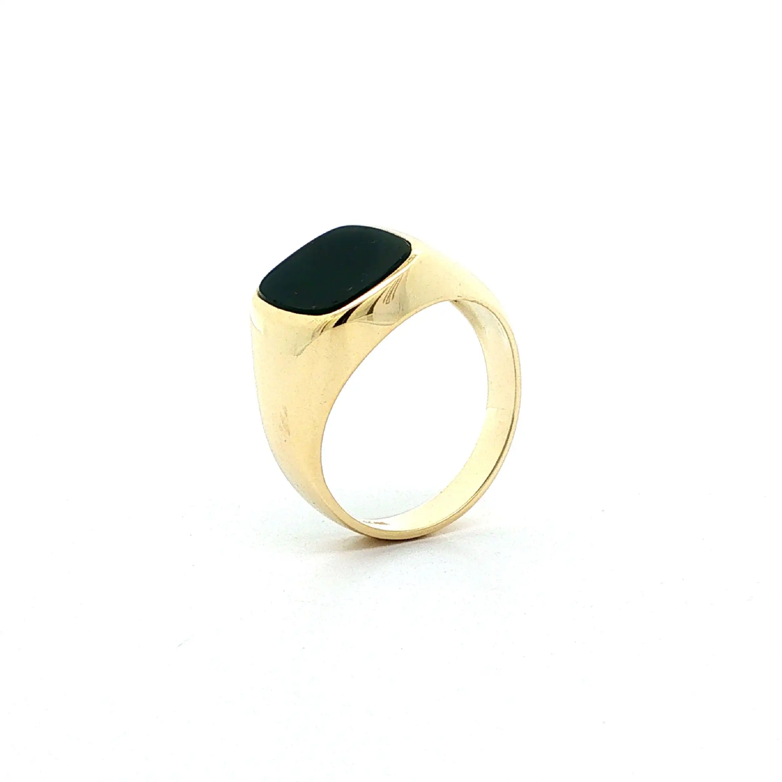 Ring Gelbgold mit Blutjaspis