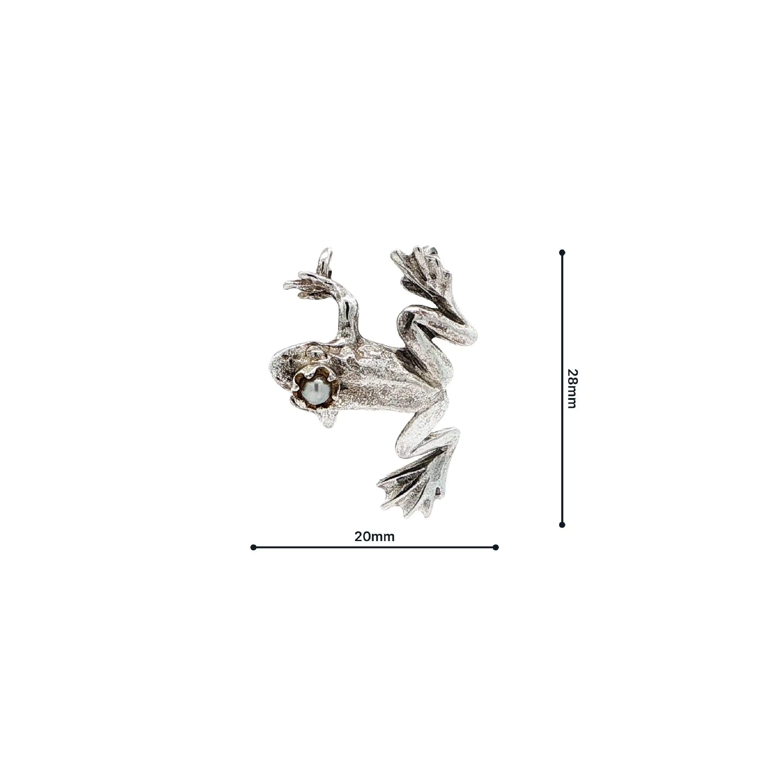 Anhänger Silber Froschkönig