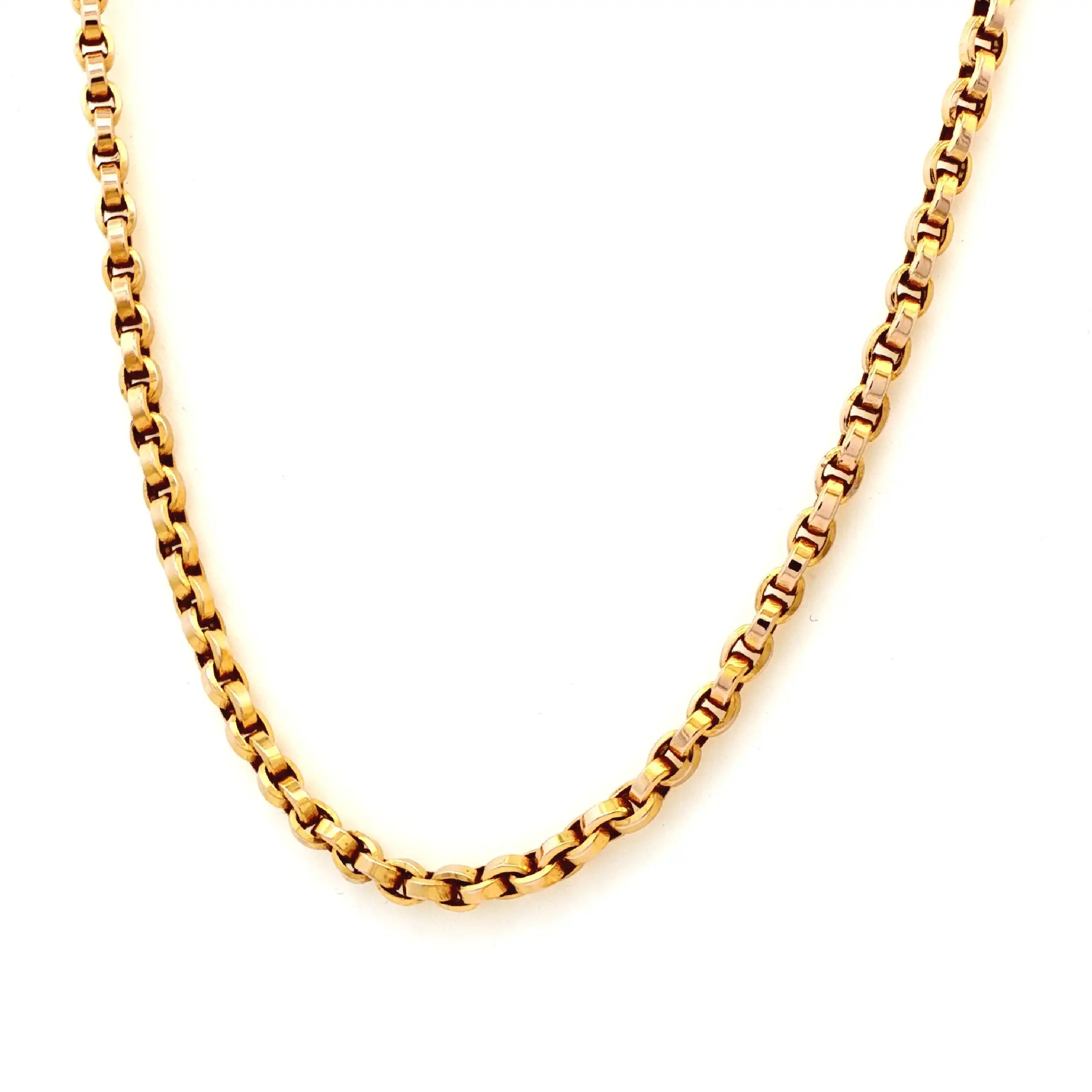 Ankerkette Gelbgold halbmassiv Ankerkette Gelbgold halbmassiv