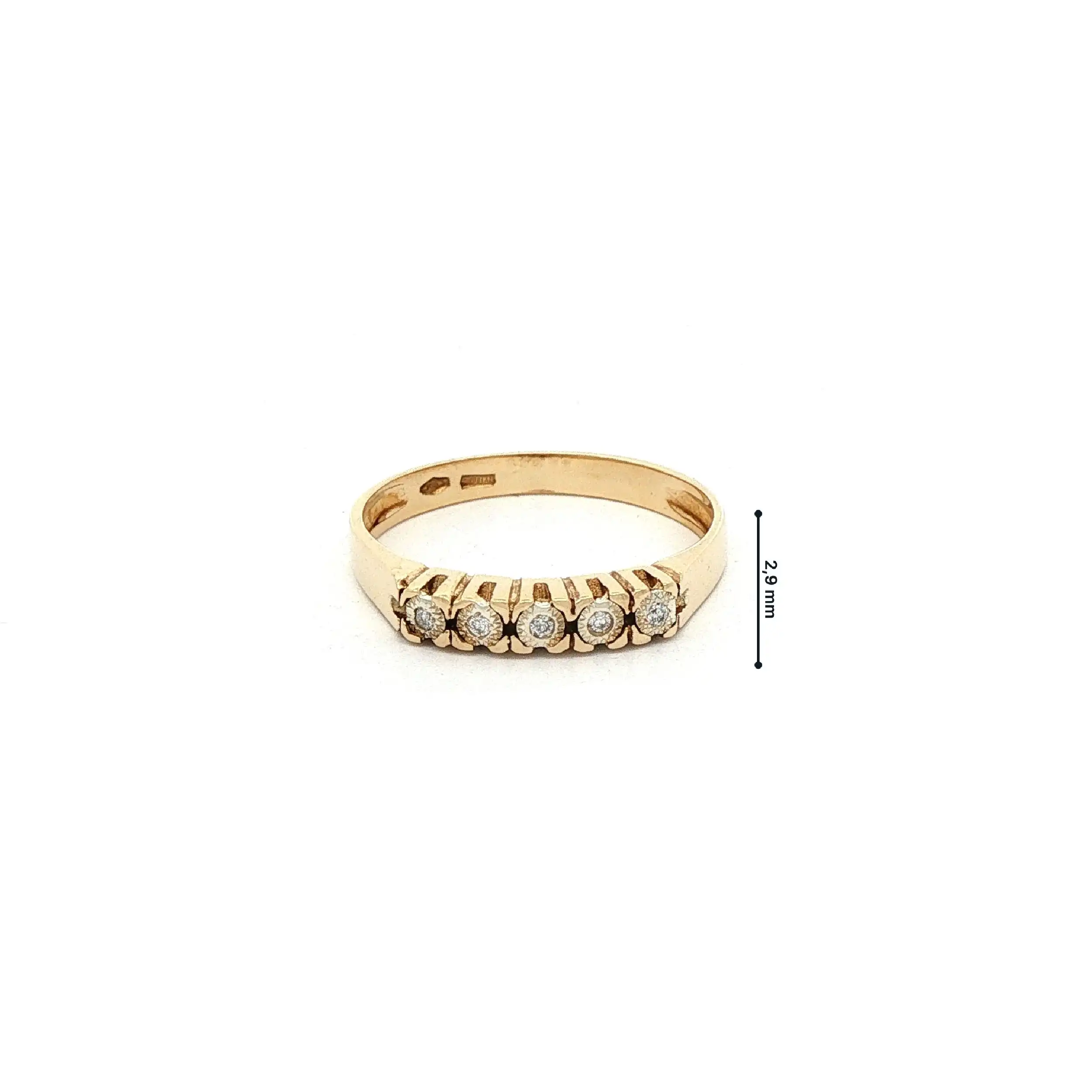 Ring Gelbgold mit Brillanten Ring Gelbgold mit Brillanten