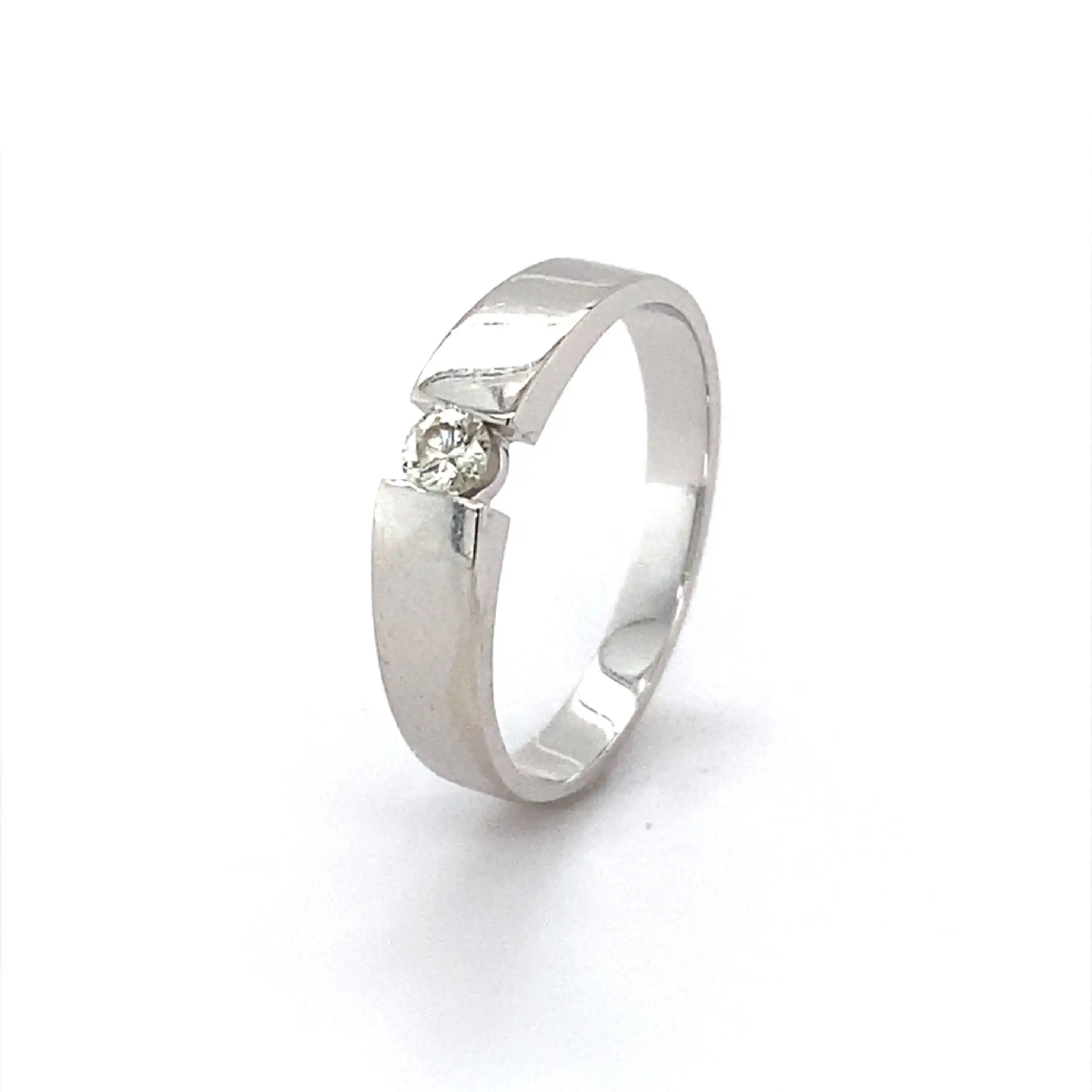 Ring Weißgold mit Brillant von Christ Ring Weißgold mit Brillant von Christ