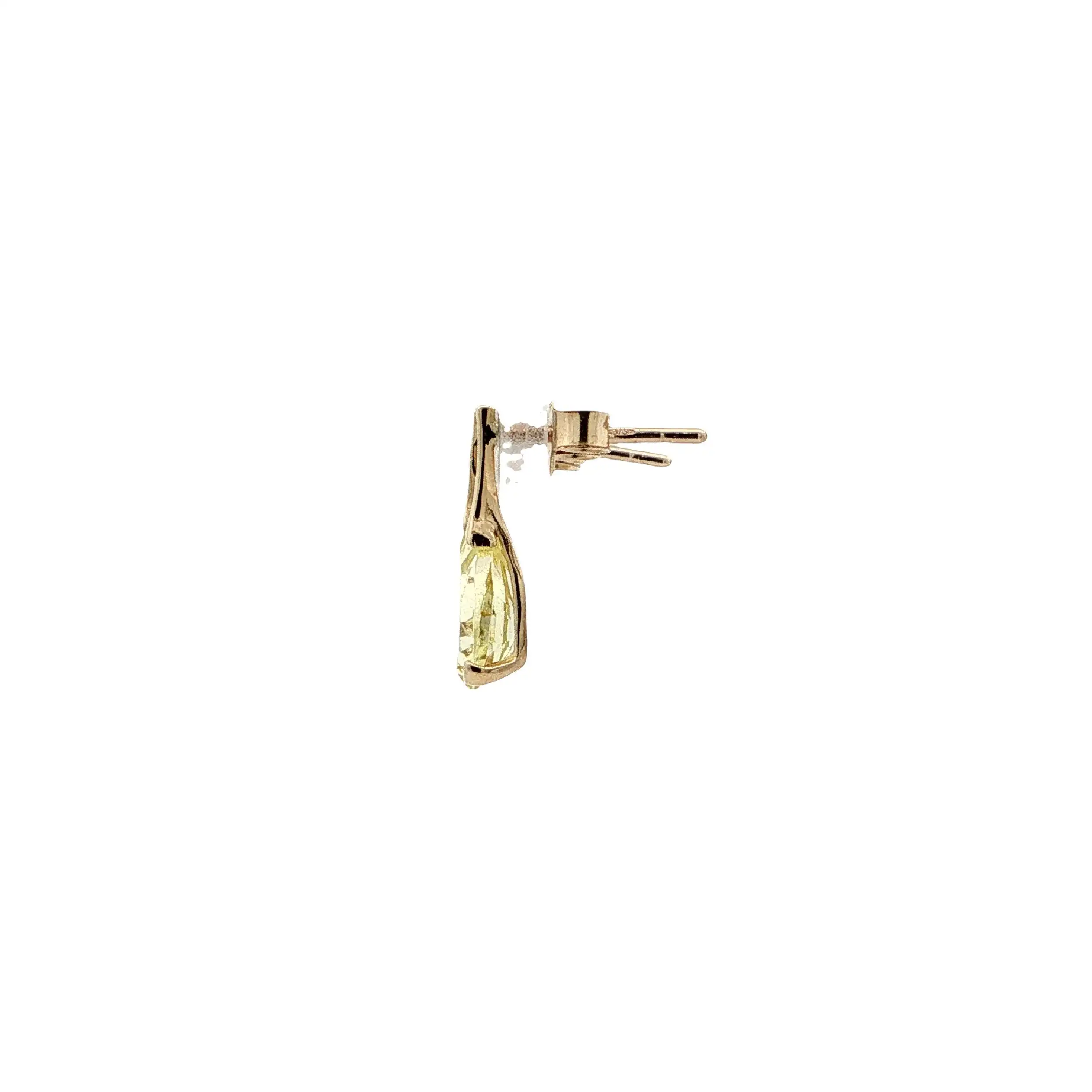 Ohrstecker Gelbgold JLO mit Citrin