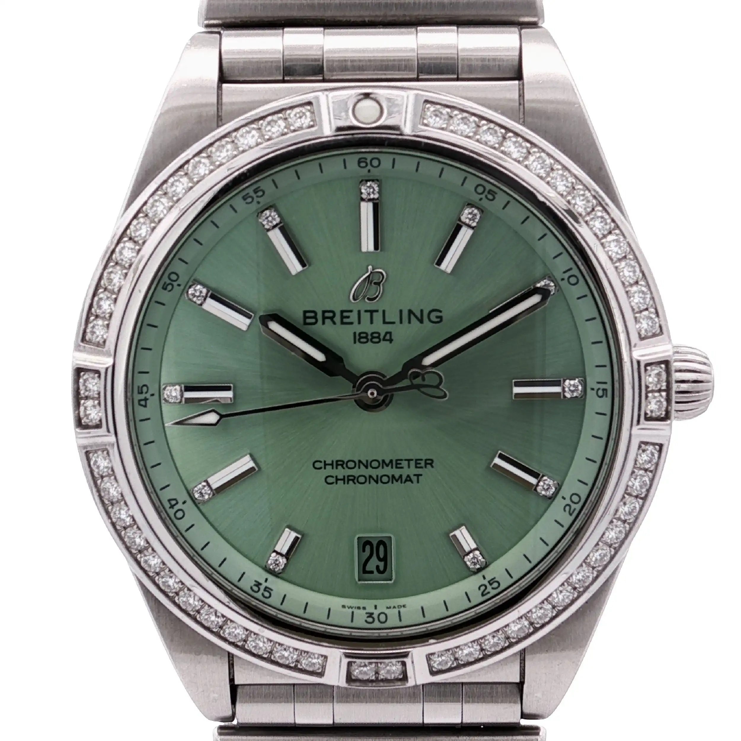 Damenuhr Breitling Chronomat 36 Automatik Full Set Damenuhr Breitling Chronomat 36 Automatik Full Set