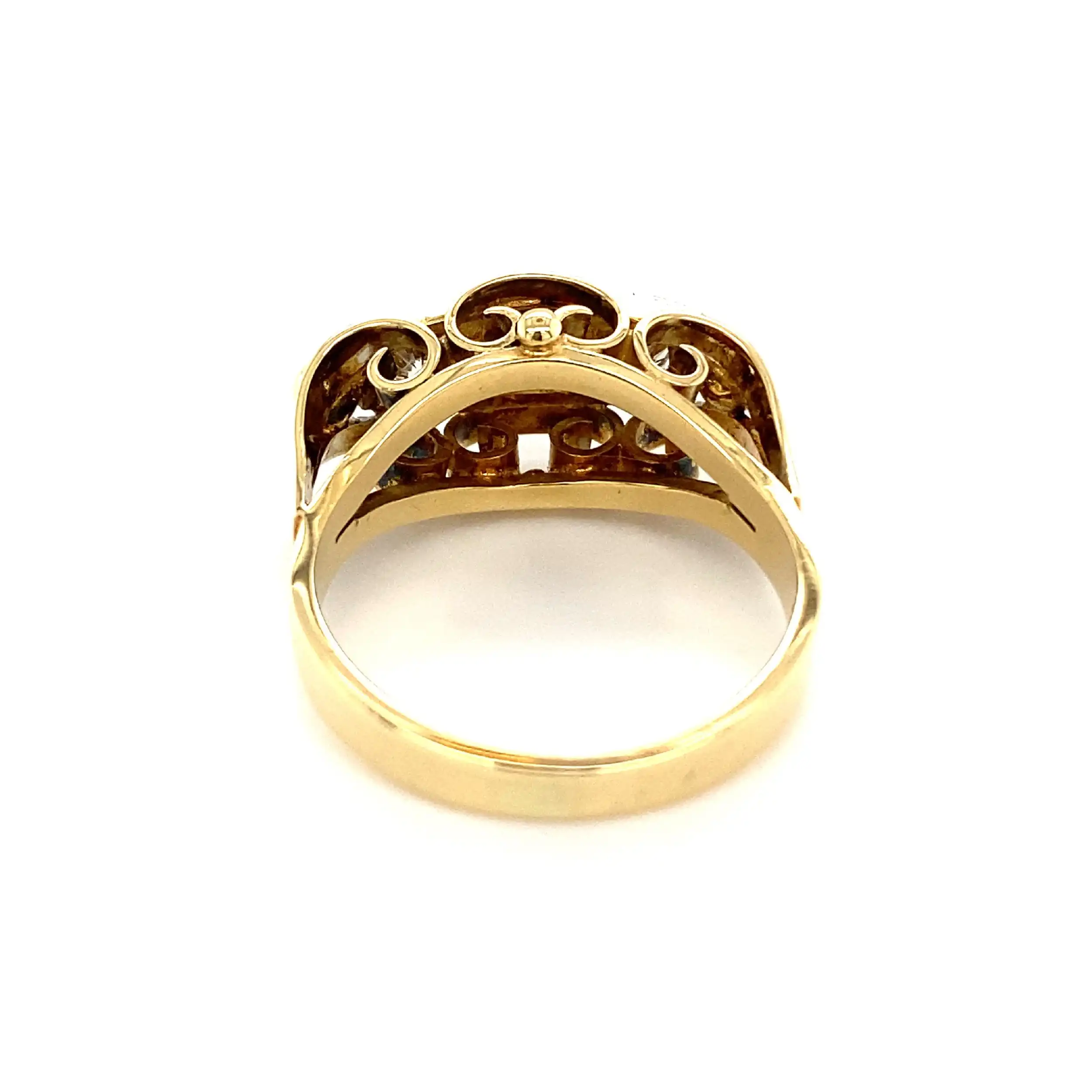 Ring Bicolor mit Brillanten