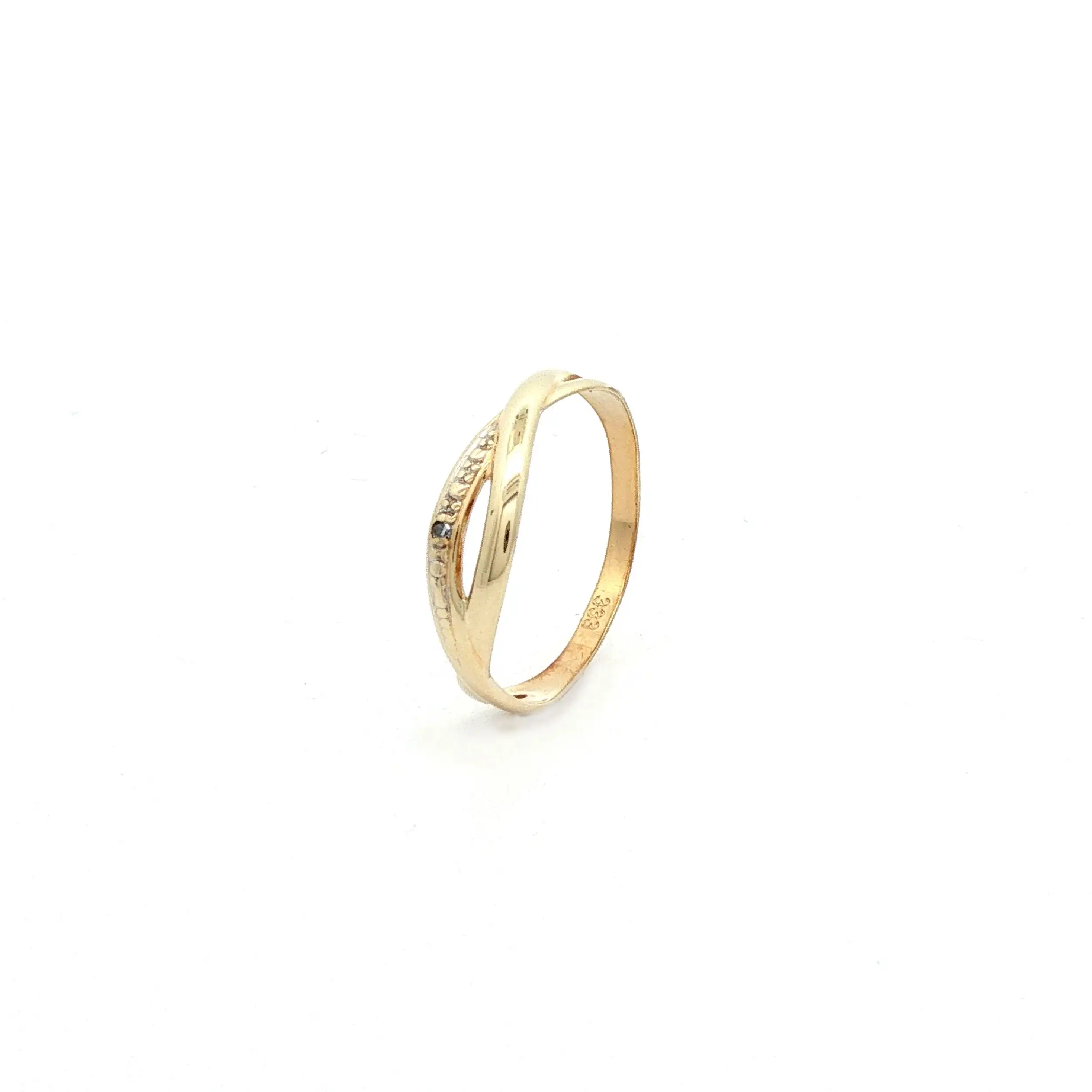 Ring Gelbgold mit Diamant