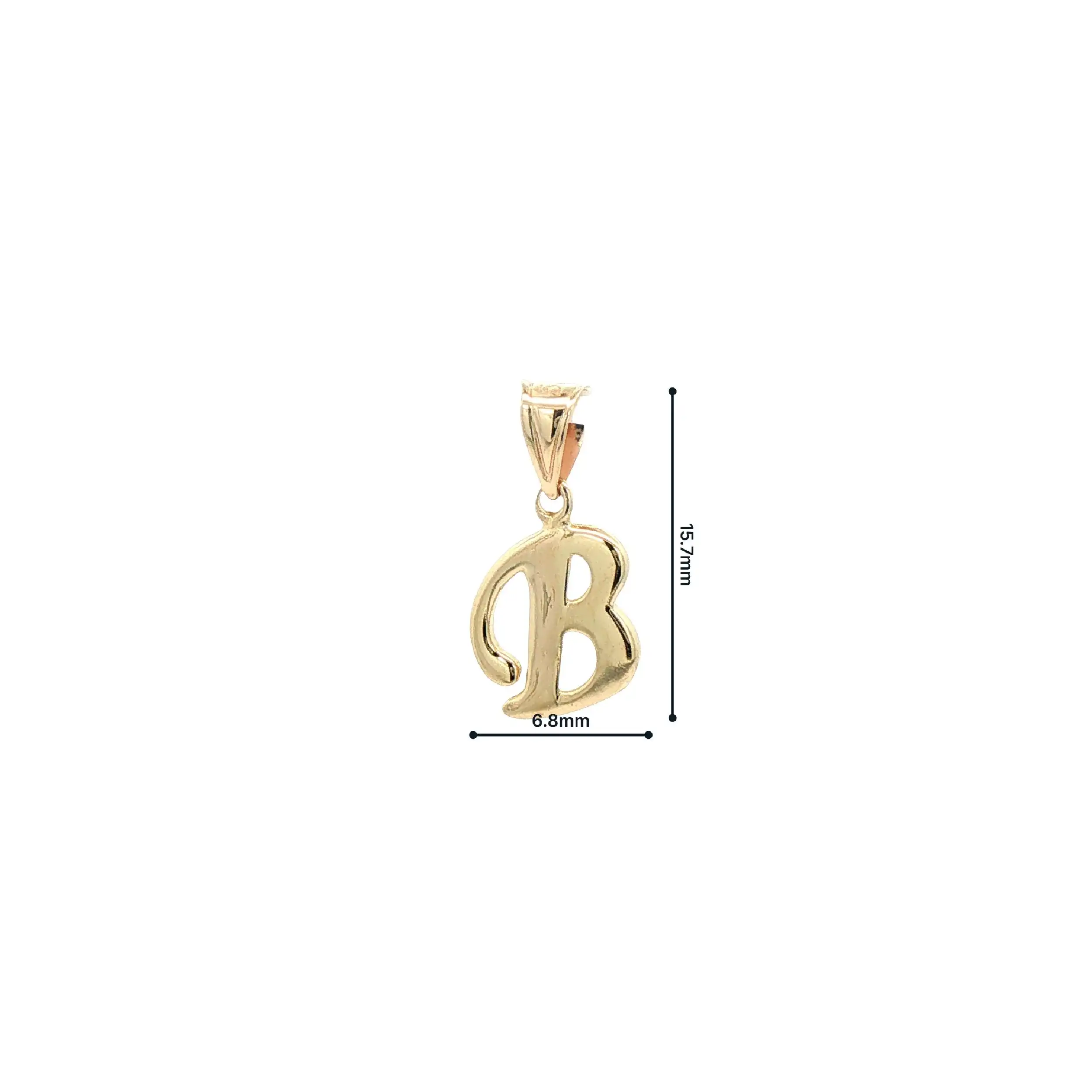 Anhänger Gelbgold "B"