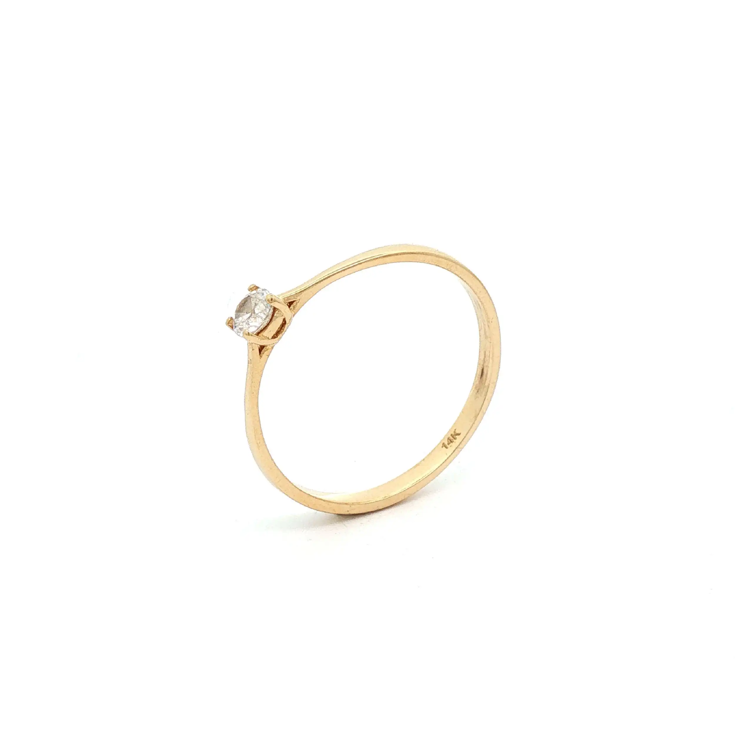 Ring Gelbgold mit Zirkonia Ring Gelbgold mit Zirkonia