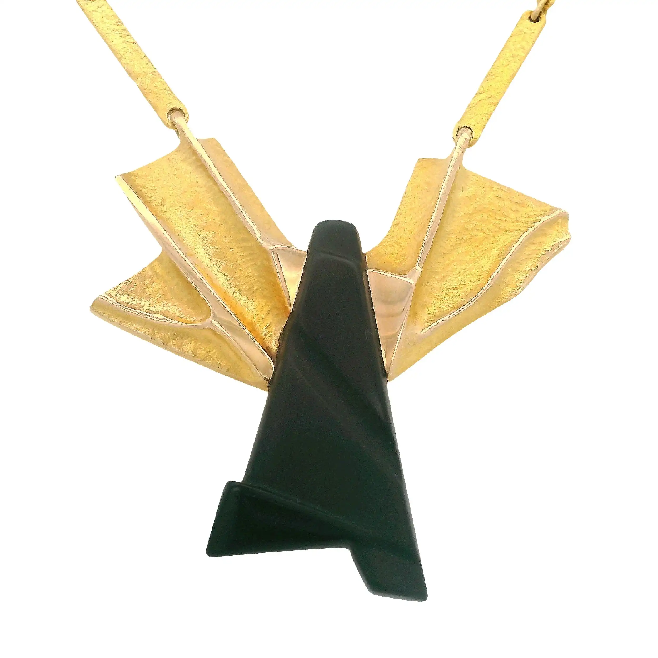 Collier Gelbgold Lapponia mit Onyx Collier Gelbgold Lapponia mit Onyx