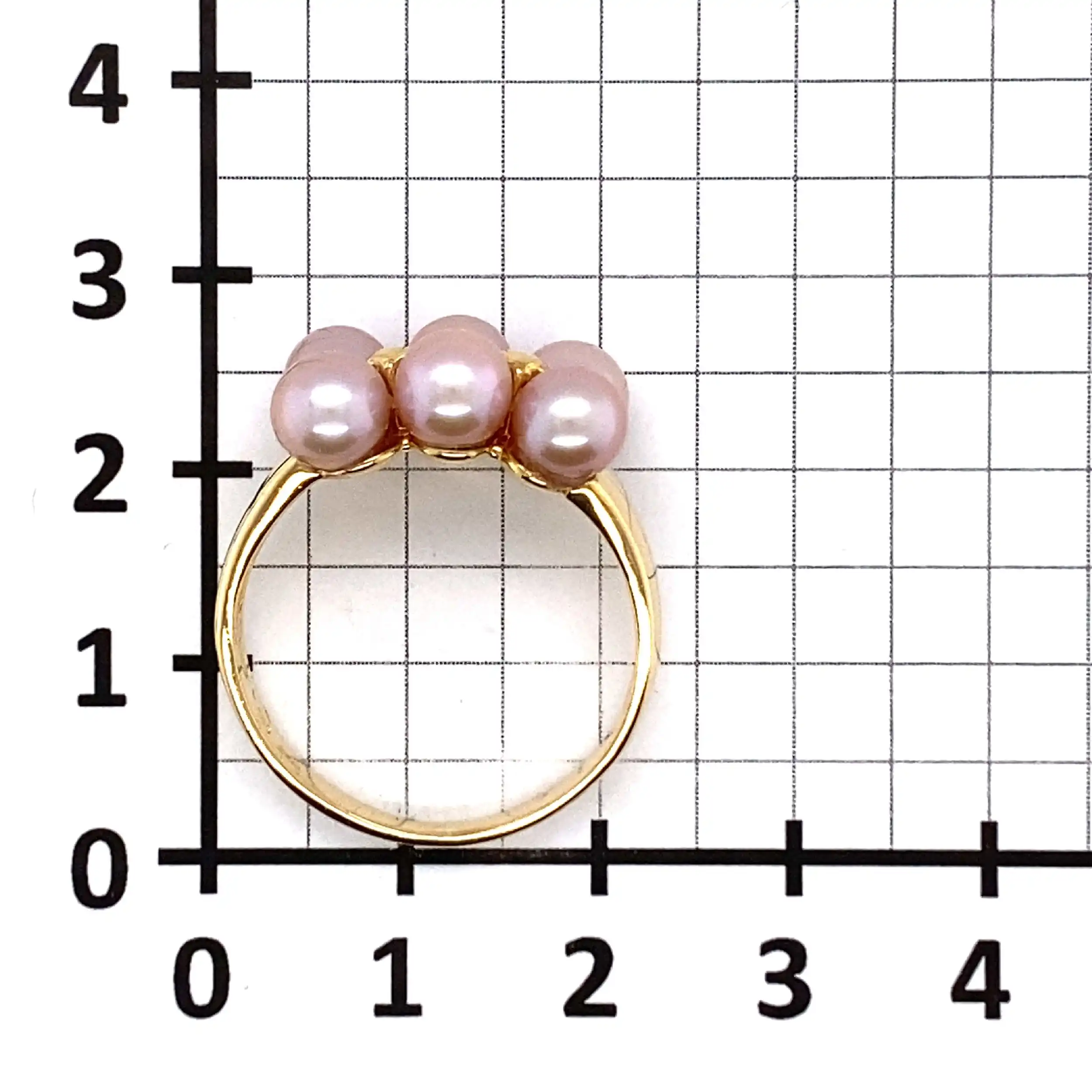 Ring Gelbgold mit Perlen Ring Gelbgold mit Perlen