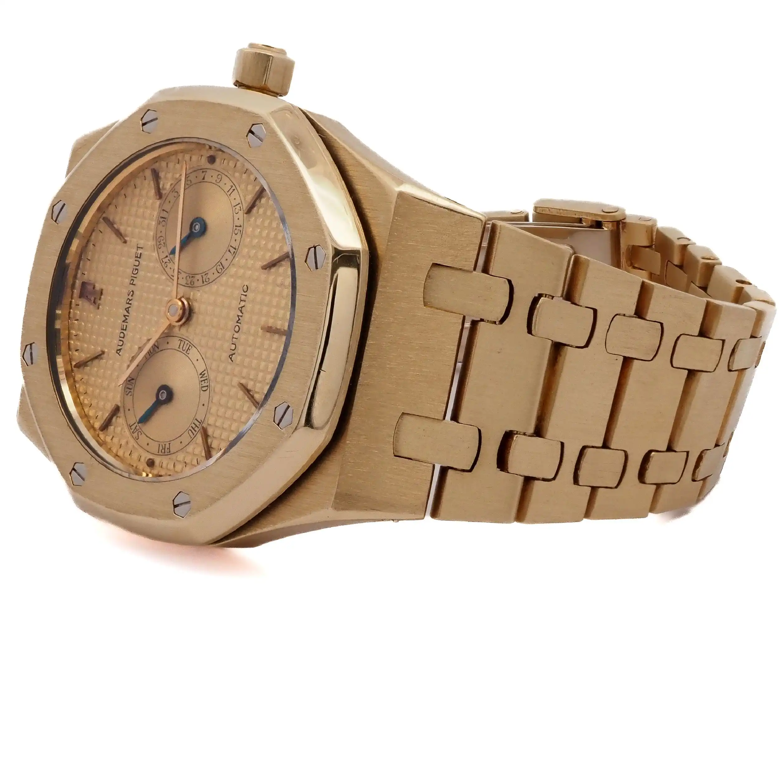 Herrenuhr Audemars Piguet Royal Oak Day Date mit Papieren und Box Herrenuhr Audemars Piguet Royal Oak Day Date mit Papieren und Box
