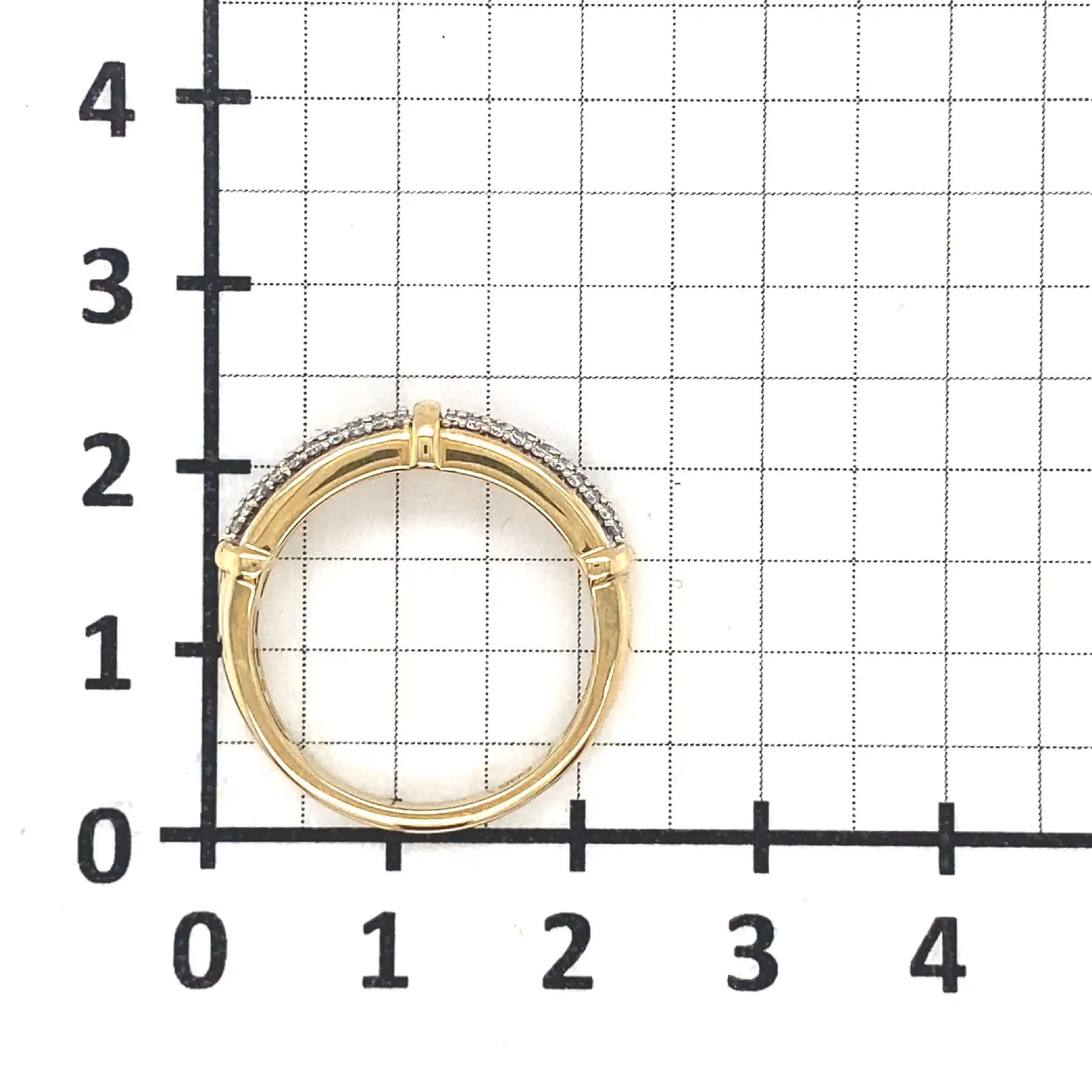 Ring Gelbgold mit Brillanten