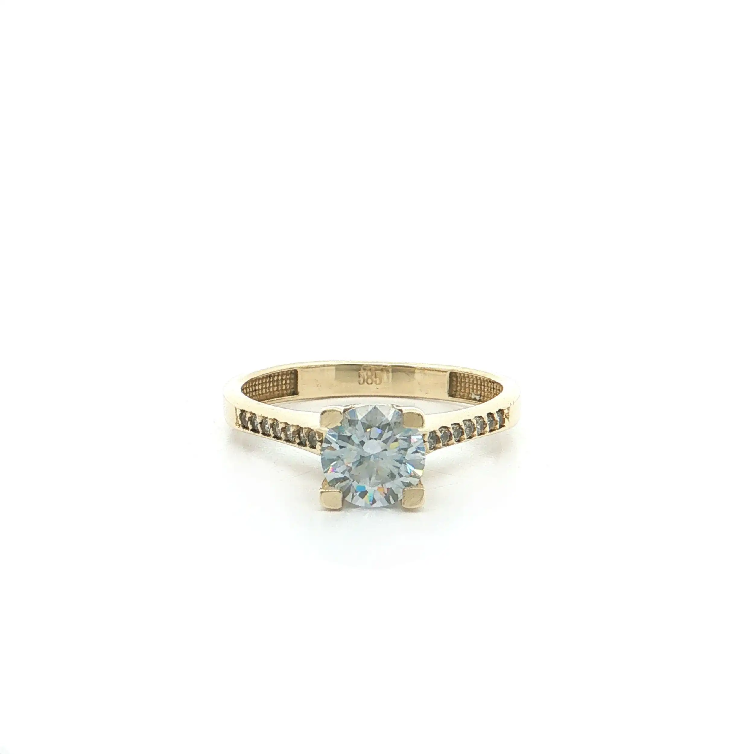 Ring Gelbgold mit Zirkonia Ring Gelbgold mit Zirkonia