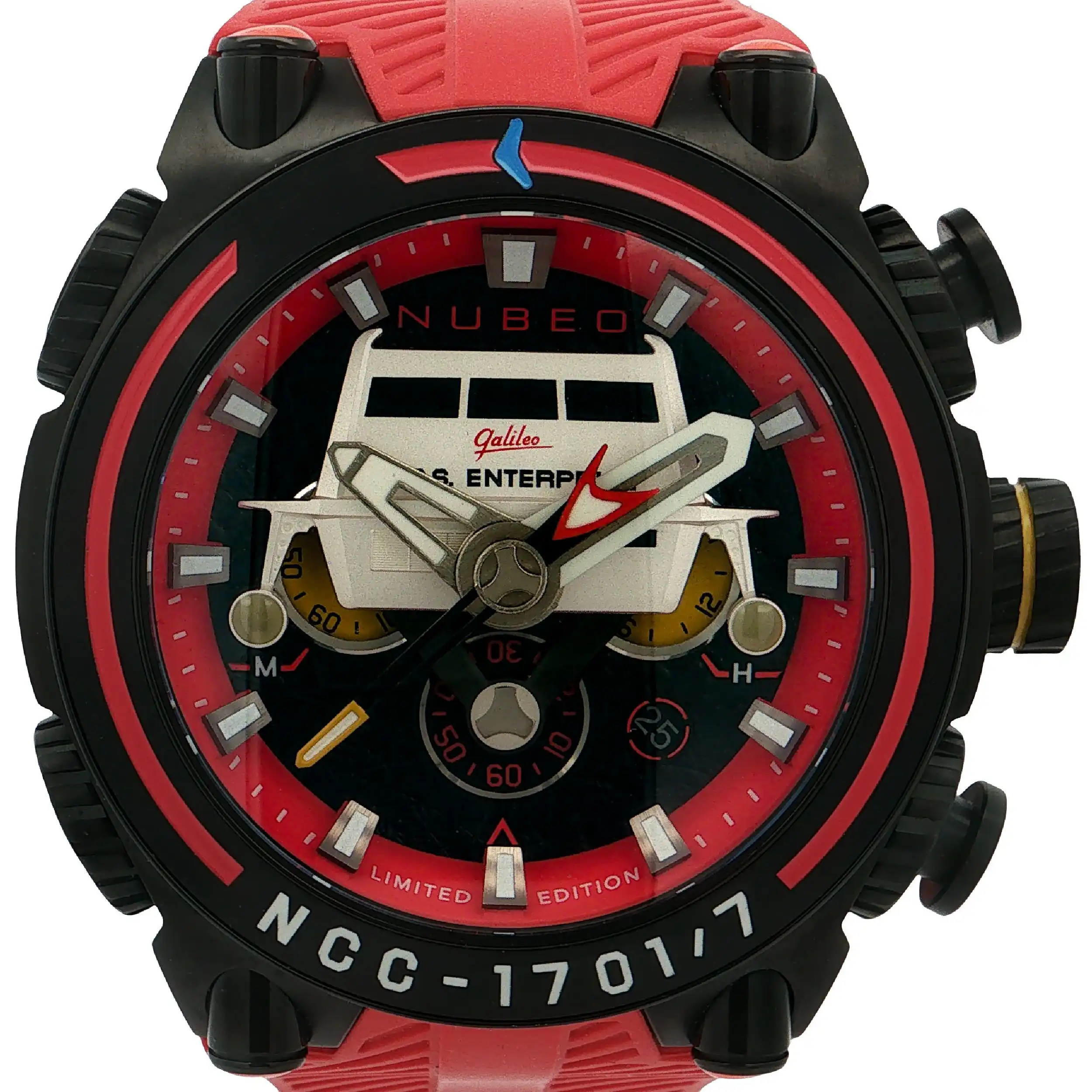 Herrenuhr Star Trek Galileo NB6118 NCC-1701/7 Fullset Neuzustand