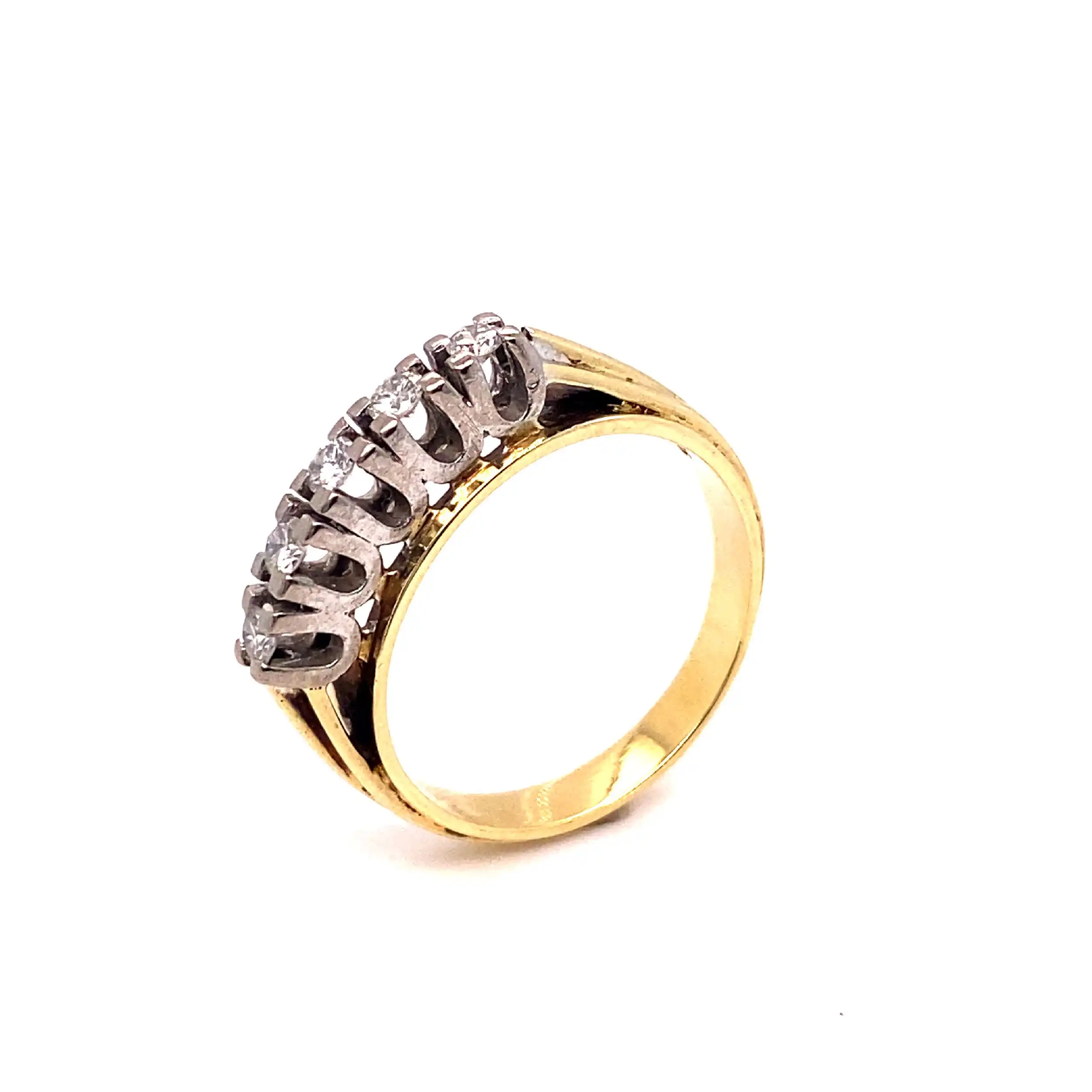 Ring Bicolor mit Brillanten Ring Bicolor mit Brillanten
