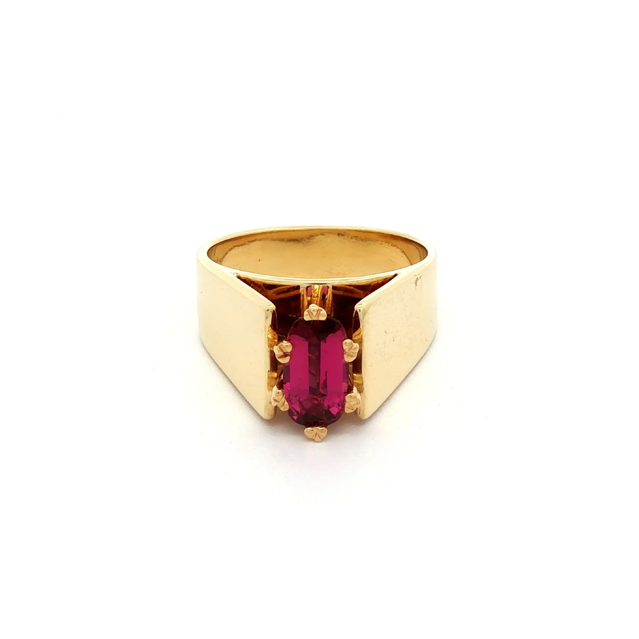 Ring Gelbgold mit Rubin