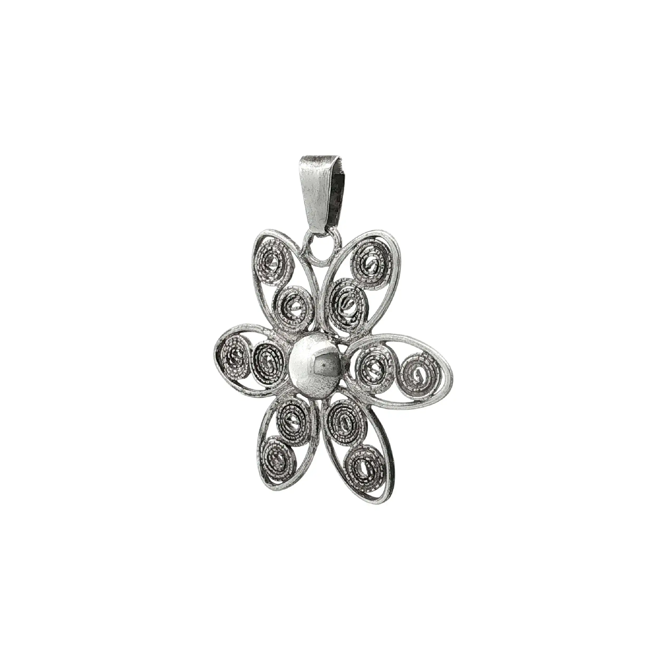 Anhänger Silber Blume