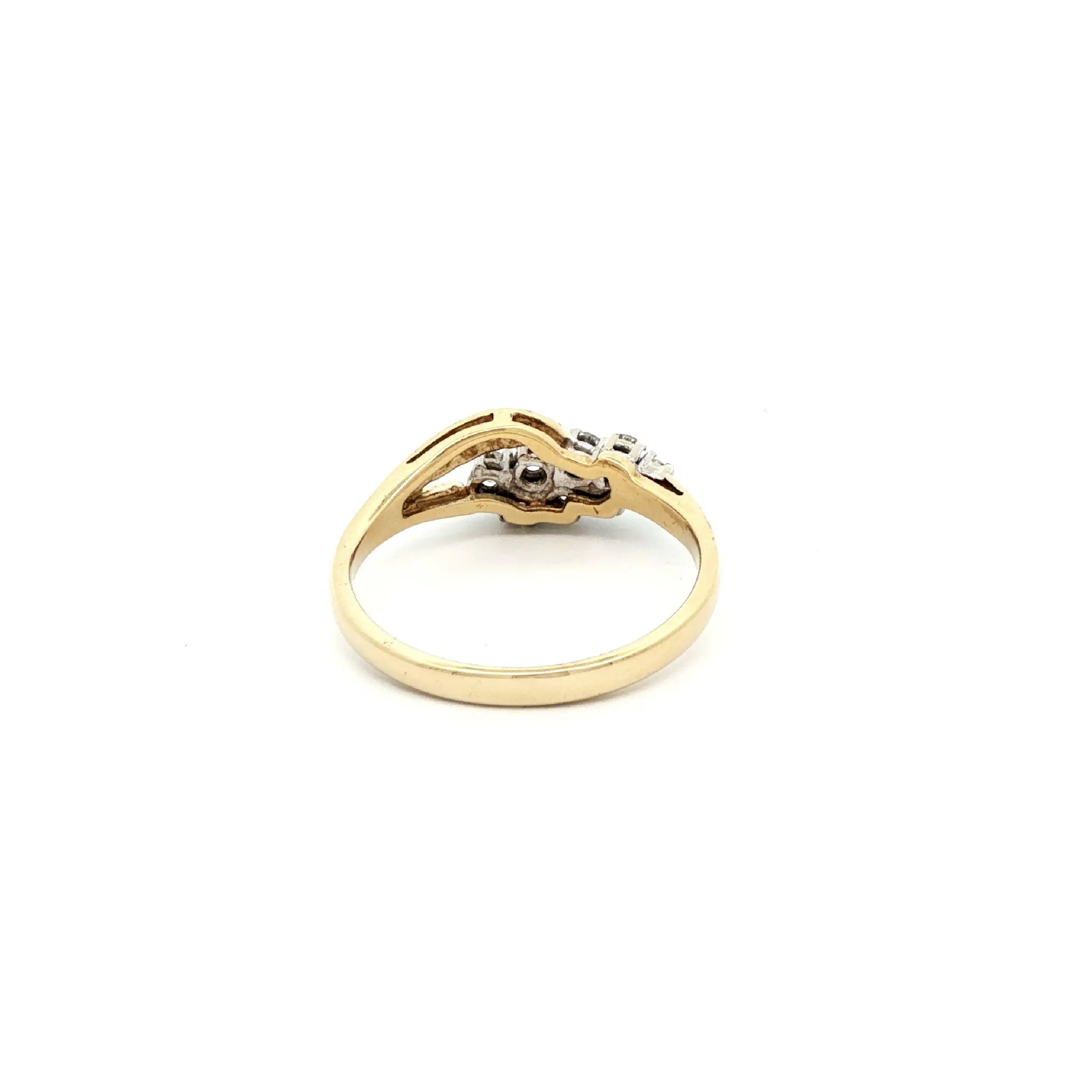 Ring Bicolor mit Brillanten