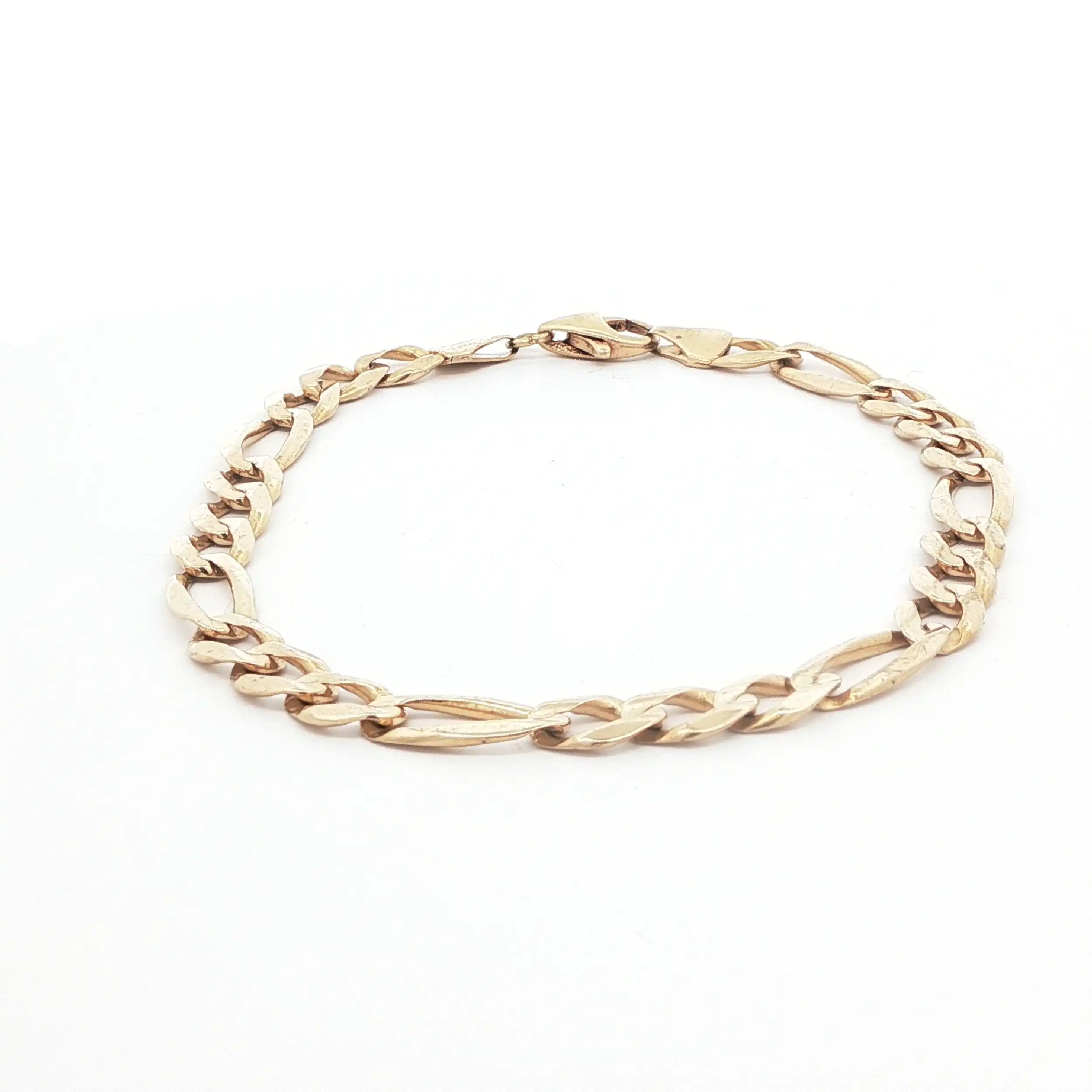 Figaropanzerarmband Gelbgold