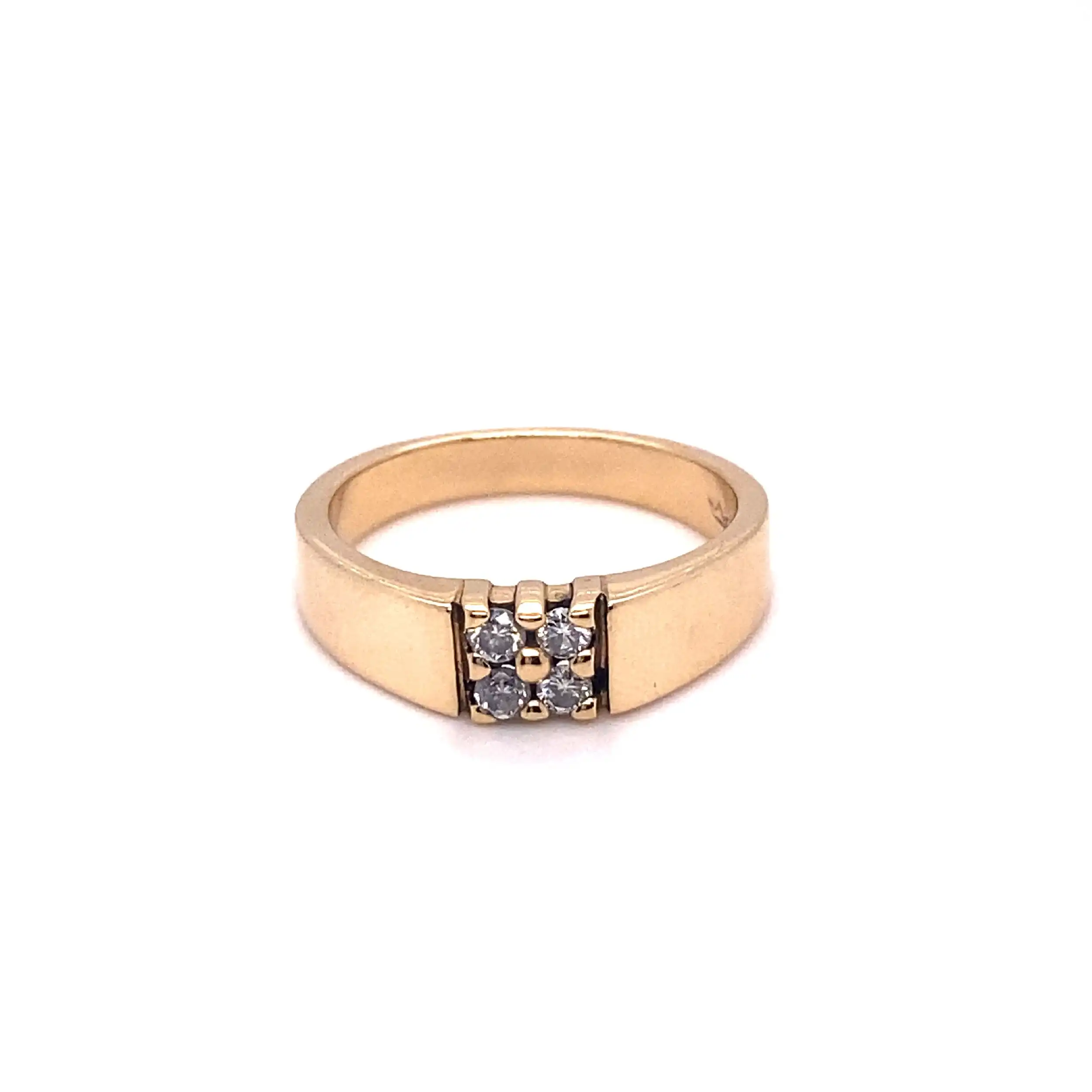 Ring Gelbgold mit Brillanten Ring Gelbgold mit Brillanten