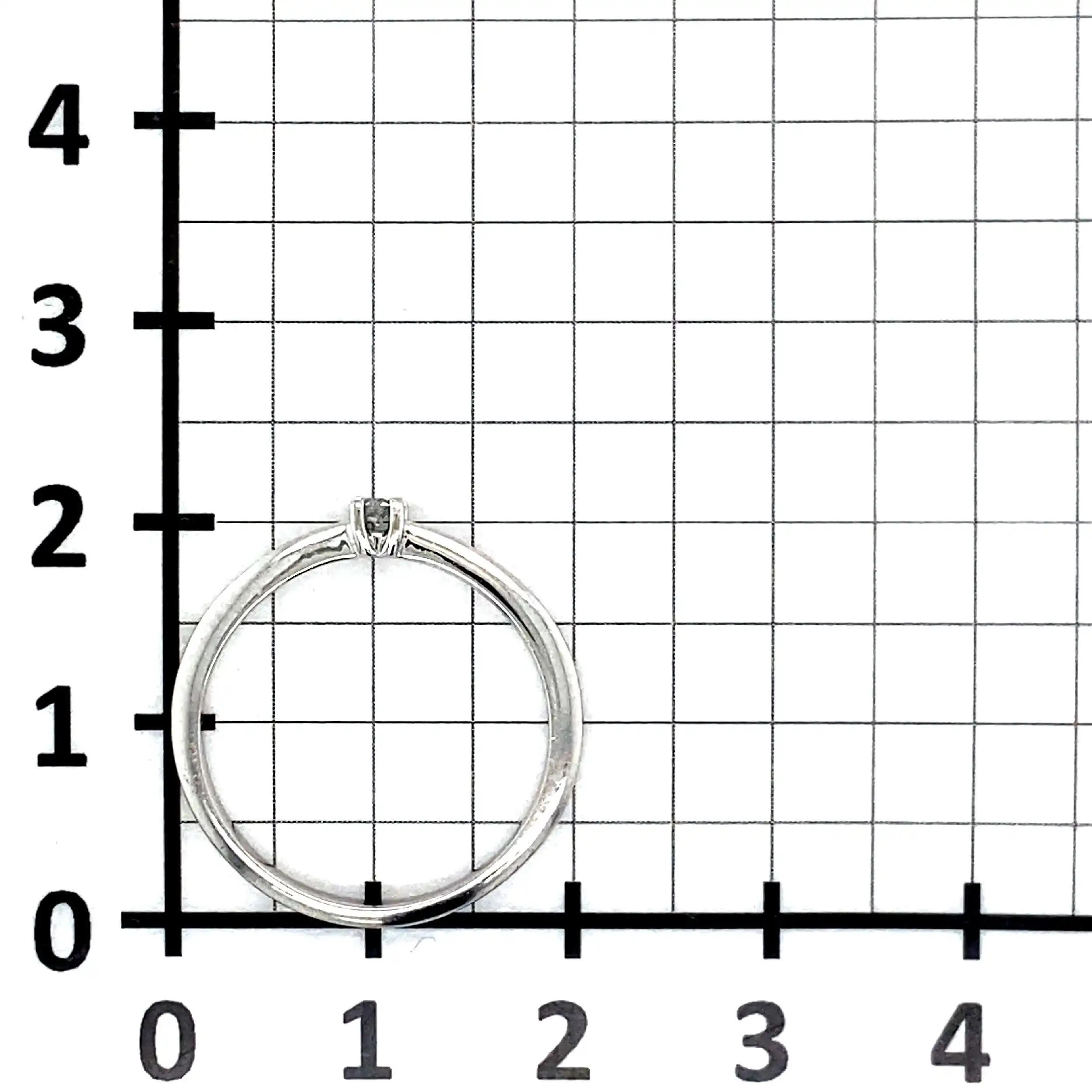 Ring Weißgold mit Brillant Ring Weißgold mit Brillant