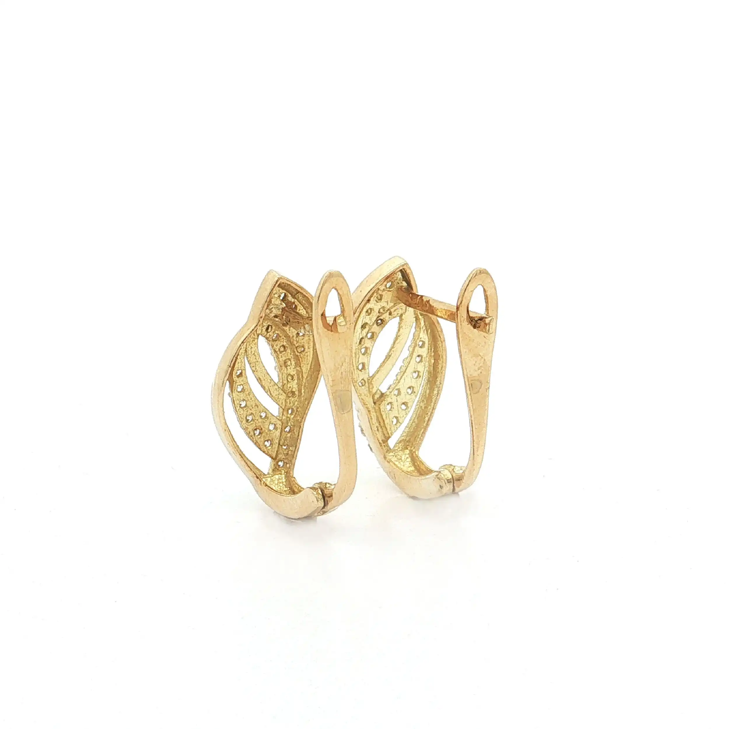 Ohrringe Gelbgold mit Zirkonia Ohrringe Gelbgold mit Zirkonia