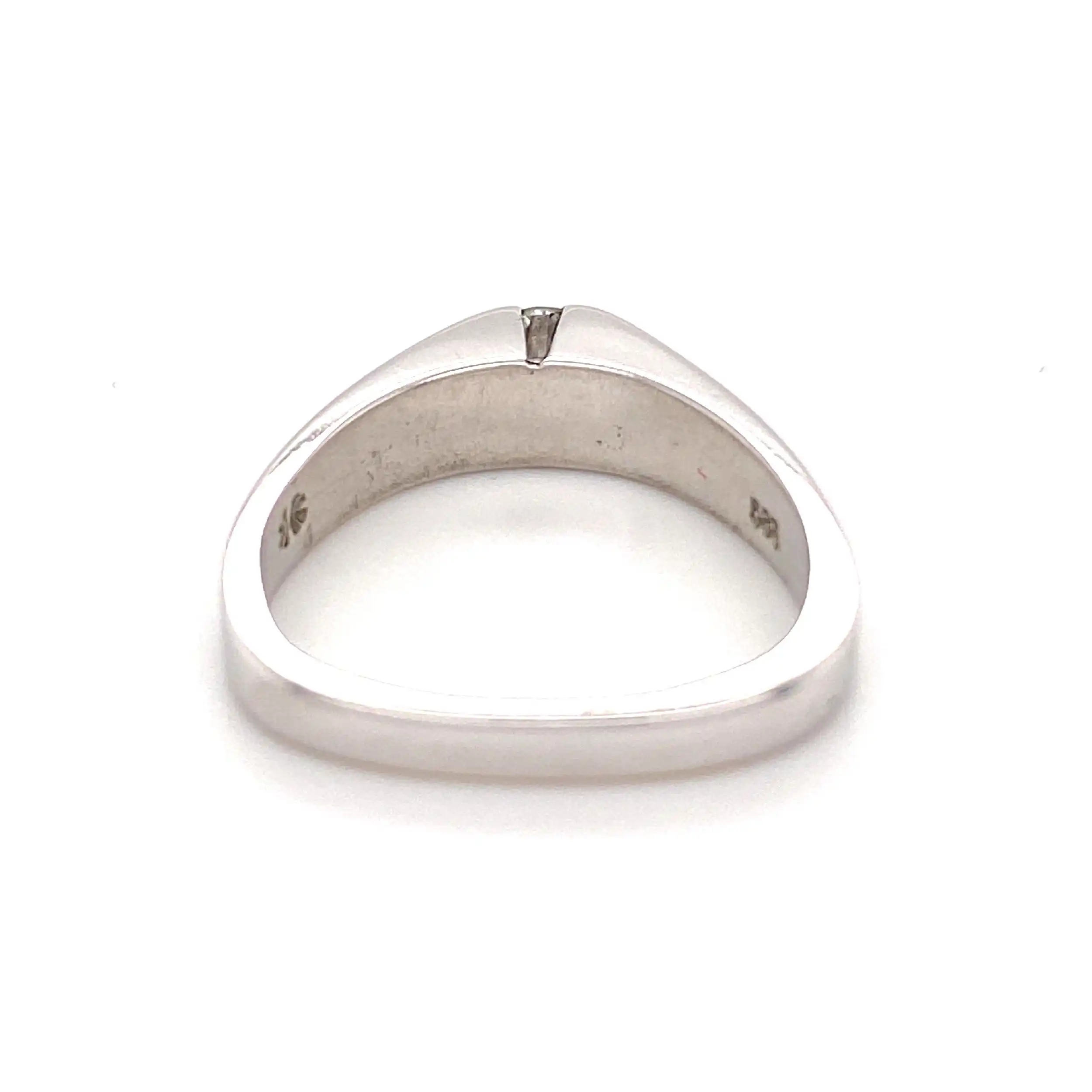 Ring Weißgold mit Brillant Ring Weißgold mit Brillant