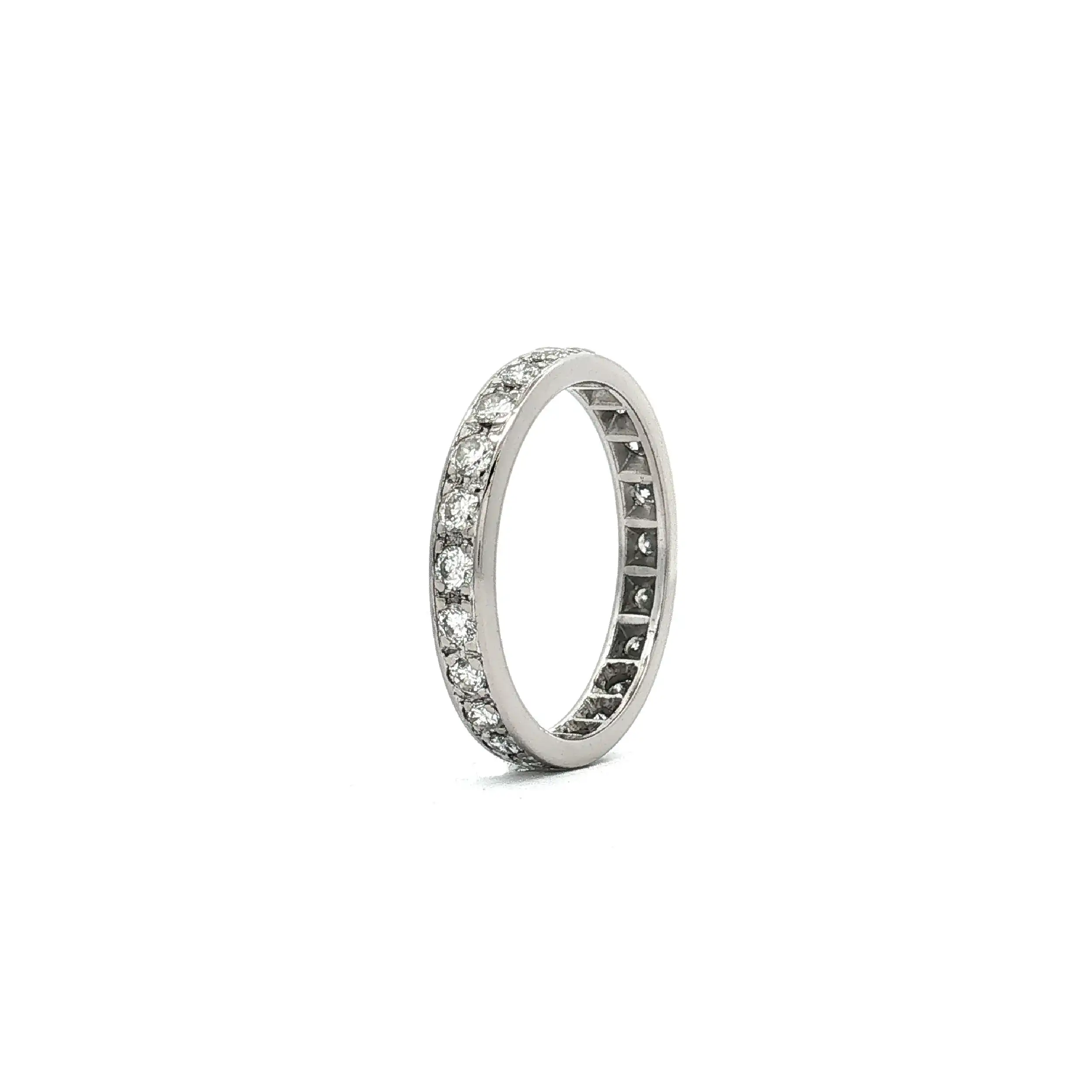 Memoryring Weißgold mit Brillanten