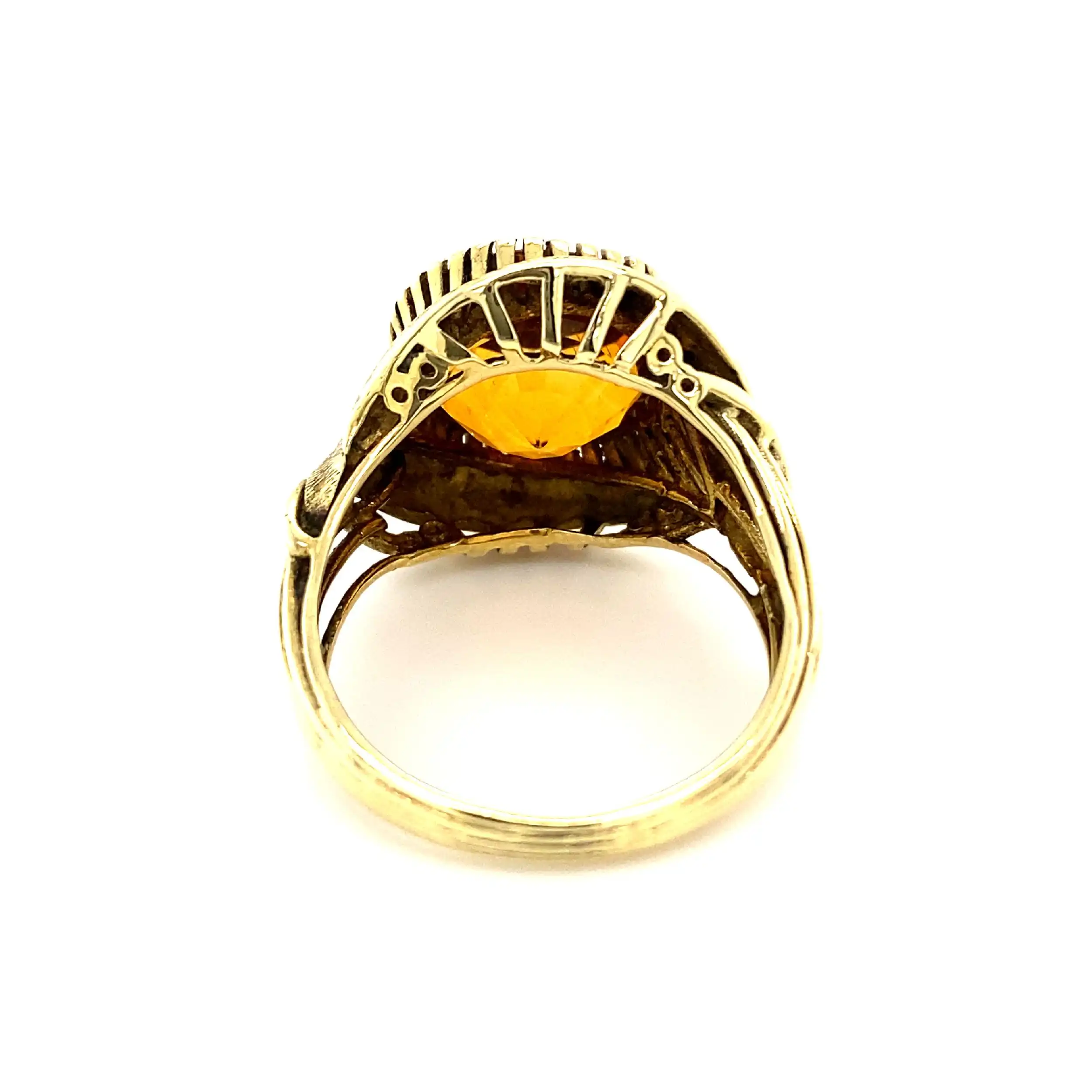 Ring Gelbgold mit Citrin Ring Gelbgold mit Citrin