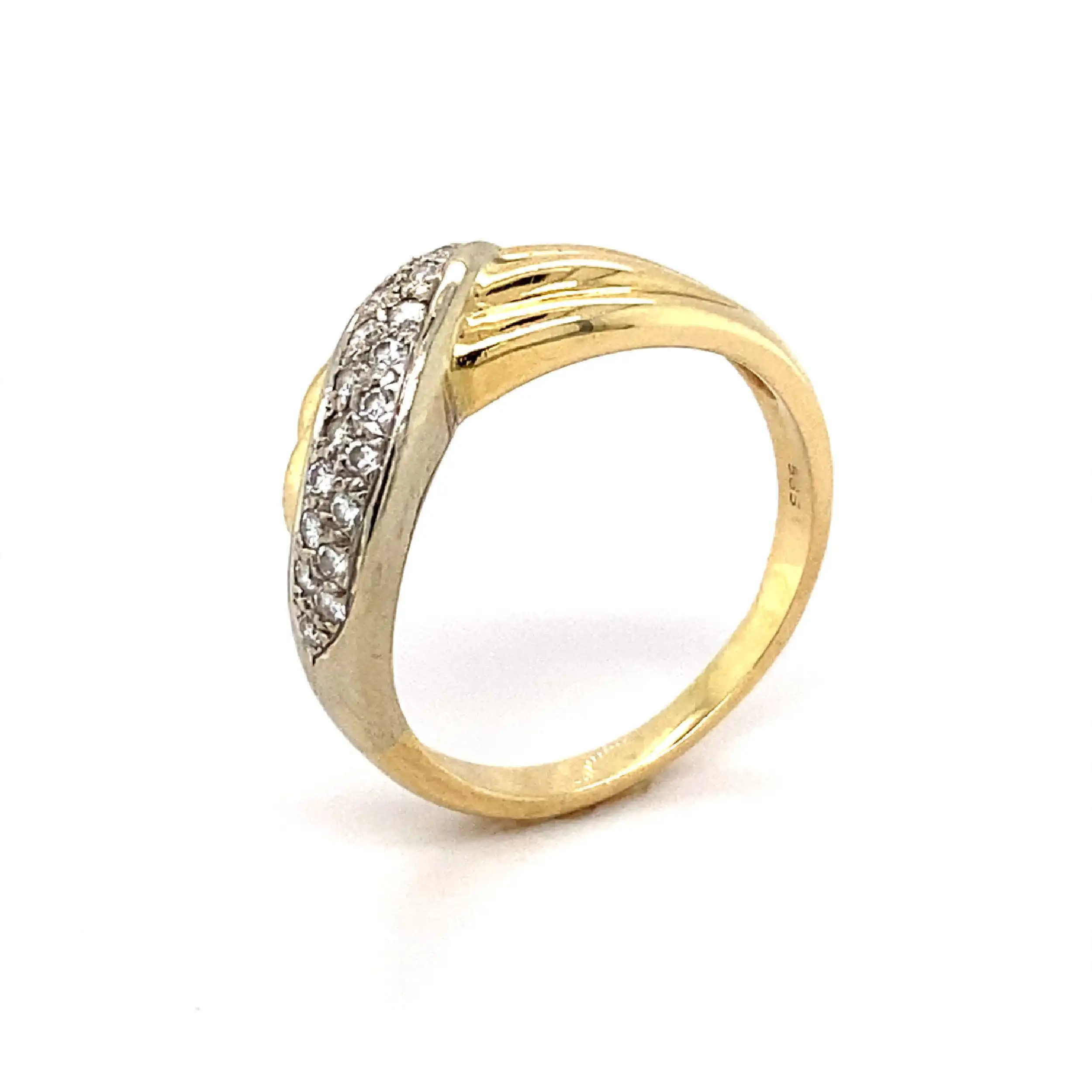 Ring Gelbgold mit Brillanten Ring Gelbgold mit Brillanten