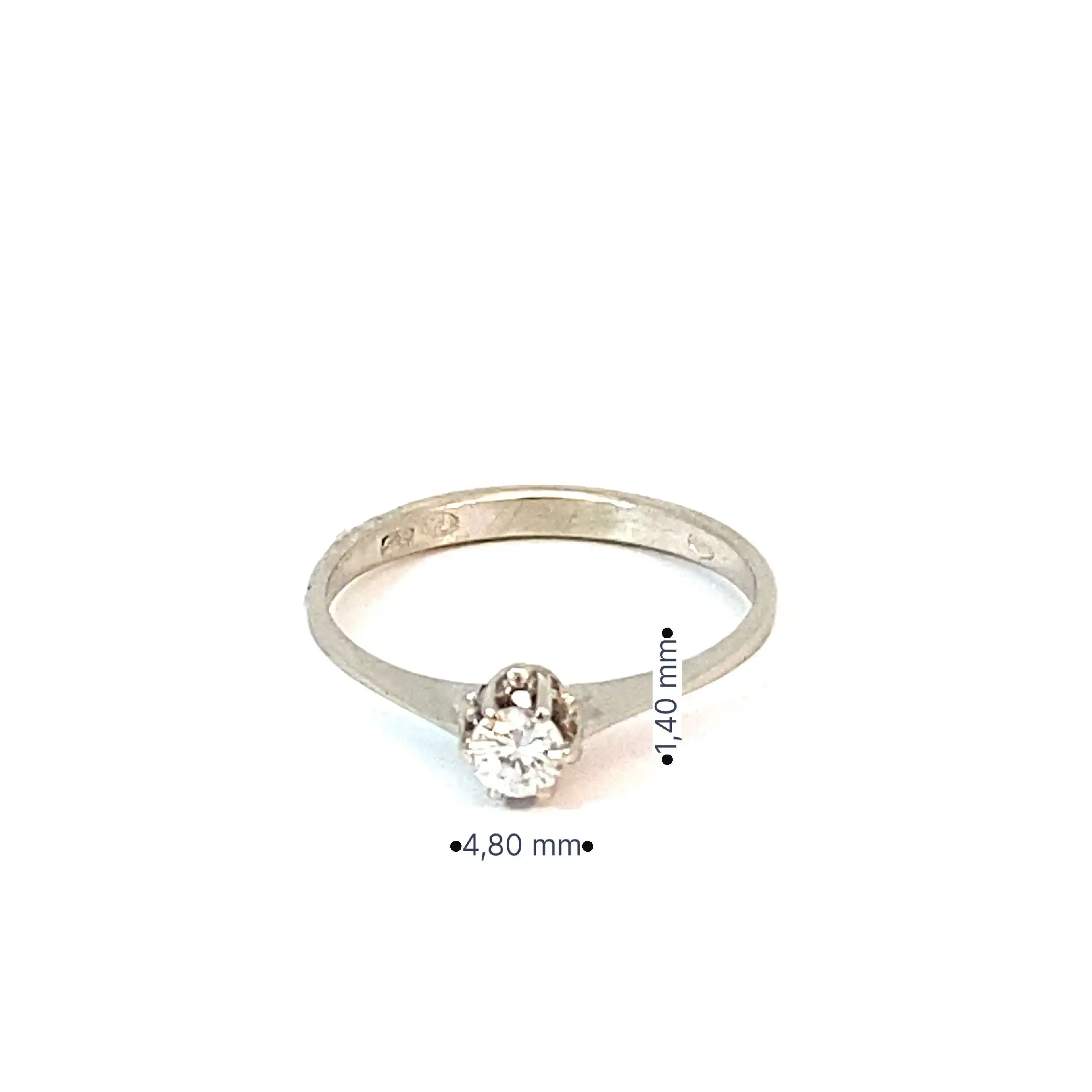 Ring Weißgold mit Brillant