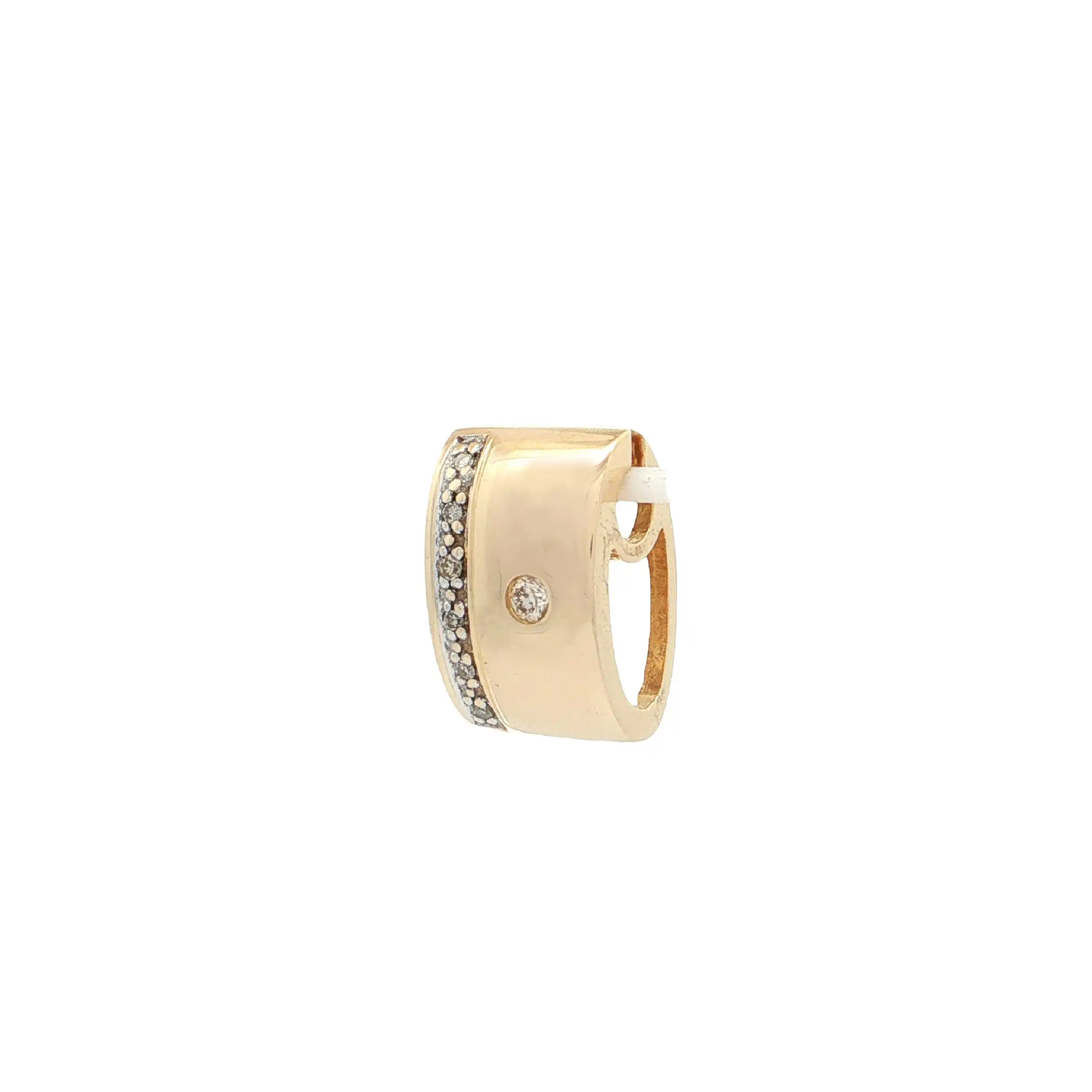 Anhänger Bicolor mit Brillant und Diamanten