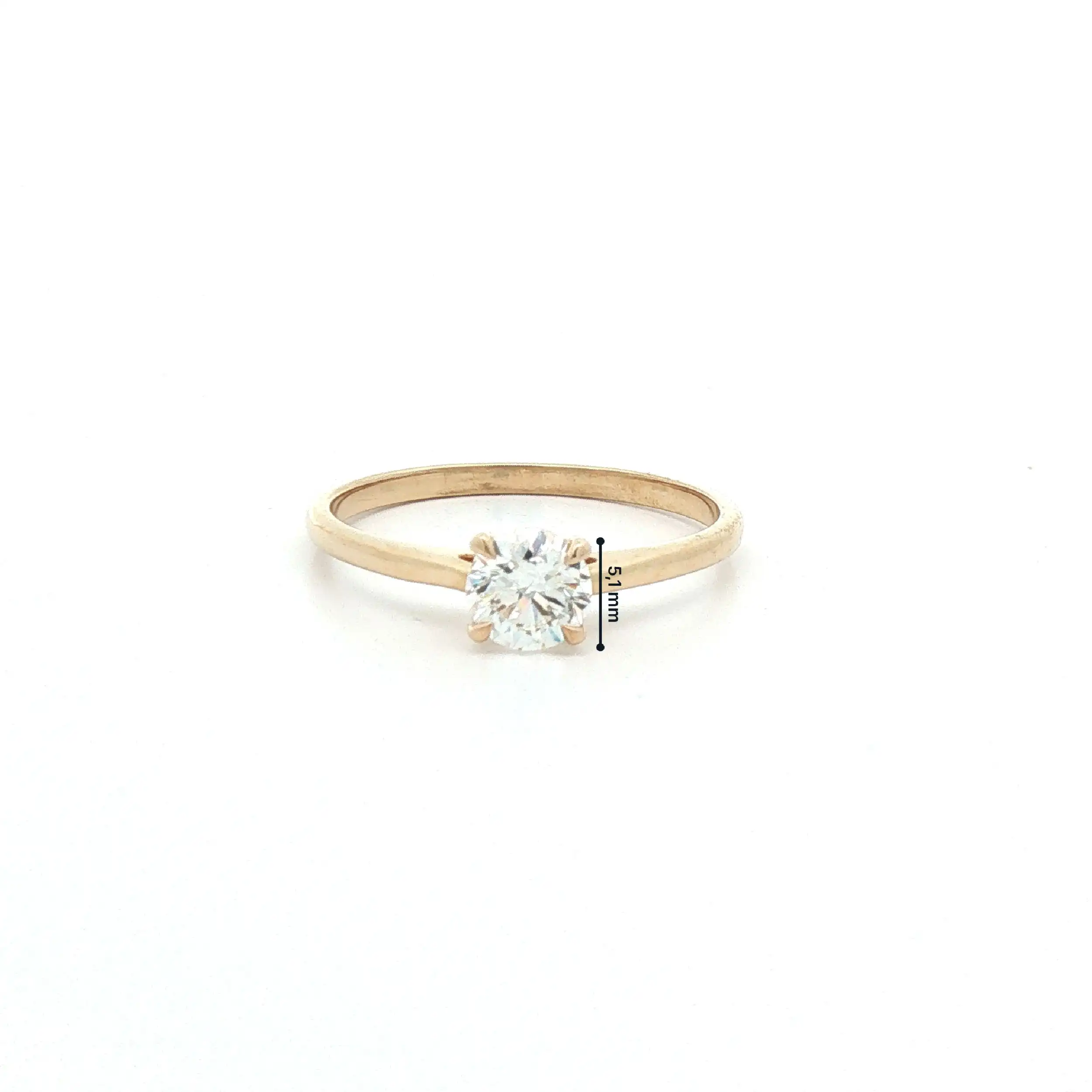 Ring Gelbgold Christ mit Brillant Ring Gelbgold Christ mit Brillant
