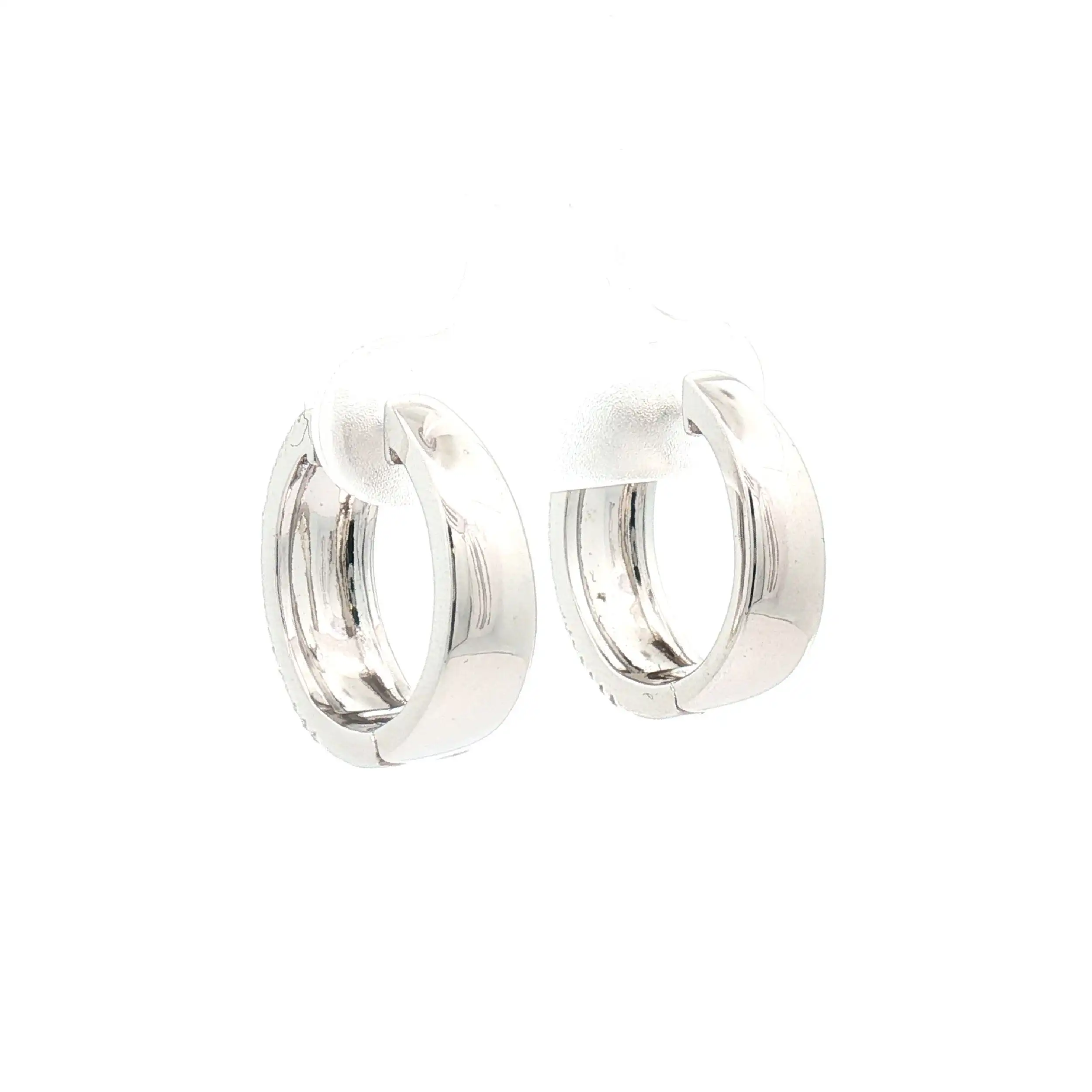 Creolen Silber mit Zirkonia