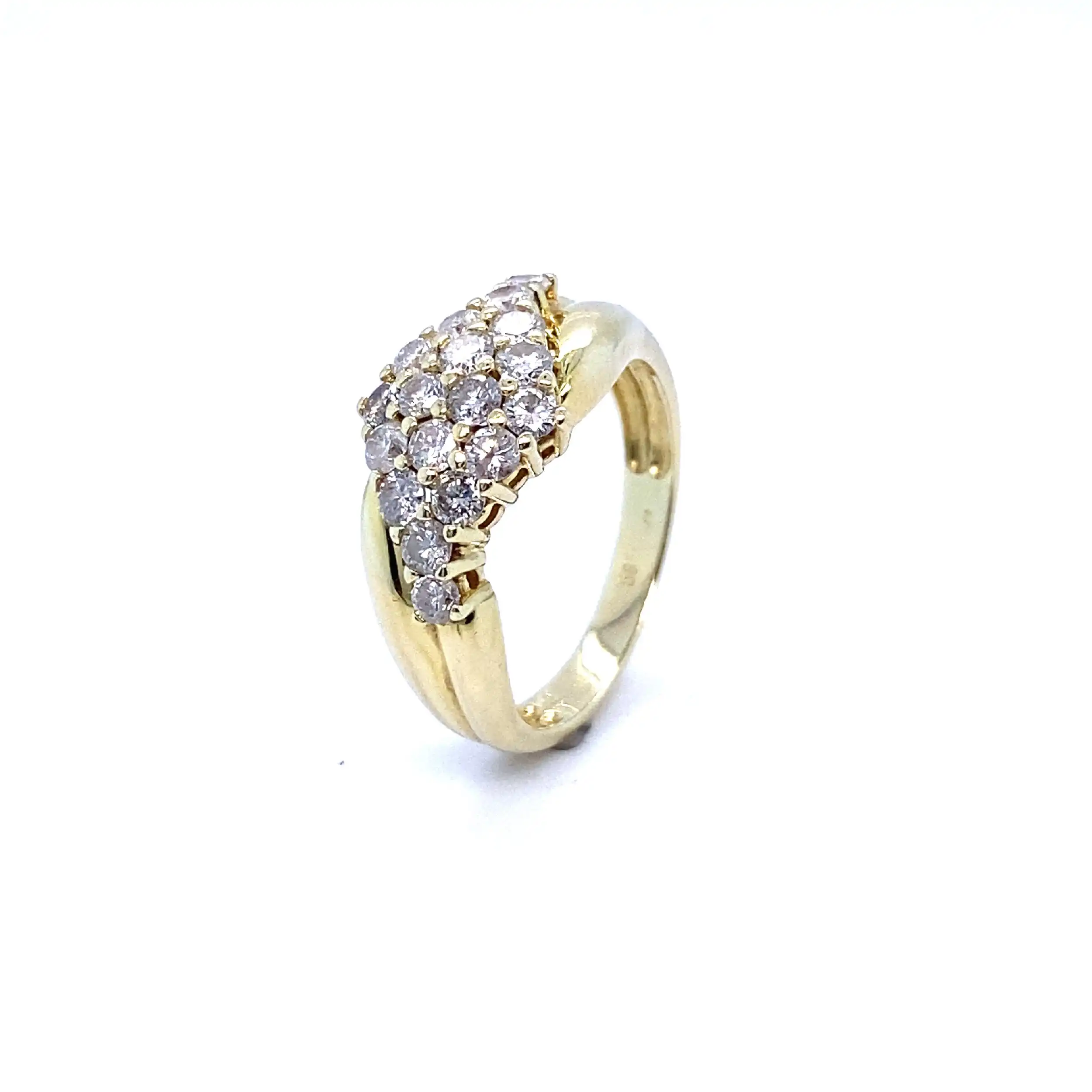 Ring Gelbgold mit Brillanten Ring Gelbgold mit Brillanten