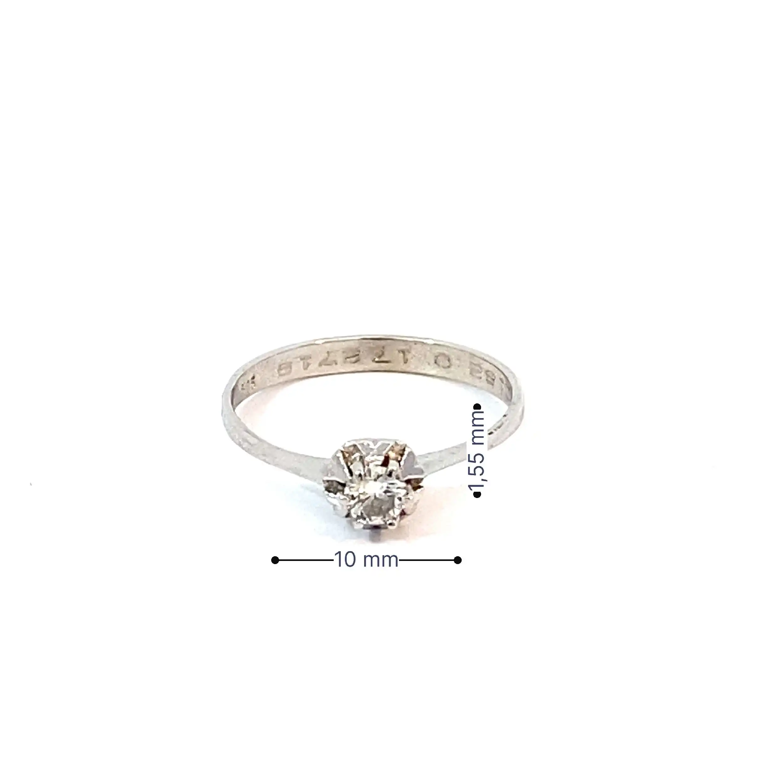 Ring Weißgold mit Brillant