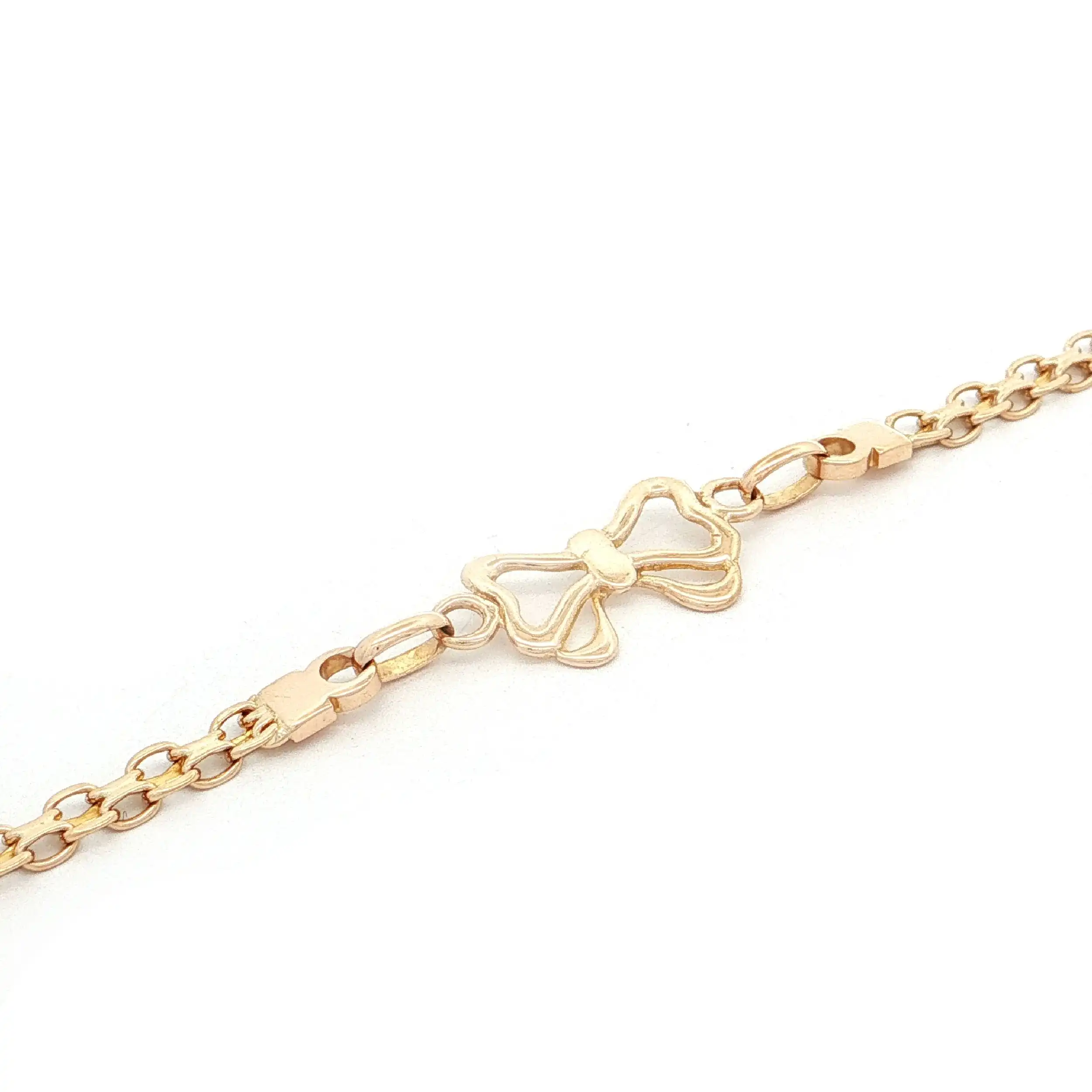 Armband Gelbgold mit Schleifchen