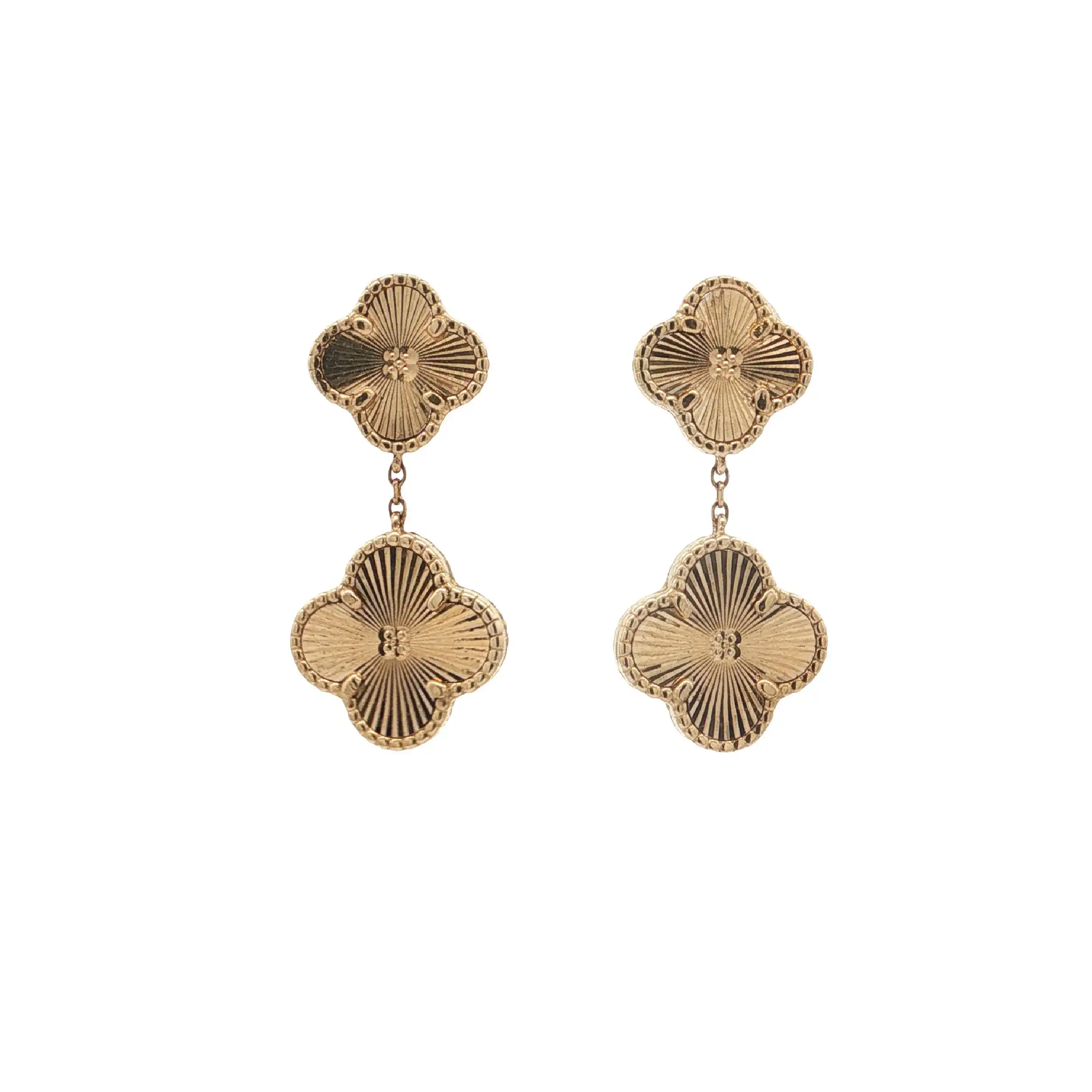 Ohrstecker Gelbgold Blume Ohrstecker Gelbgold Blume