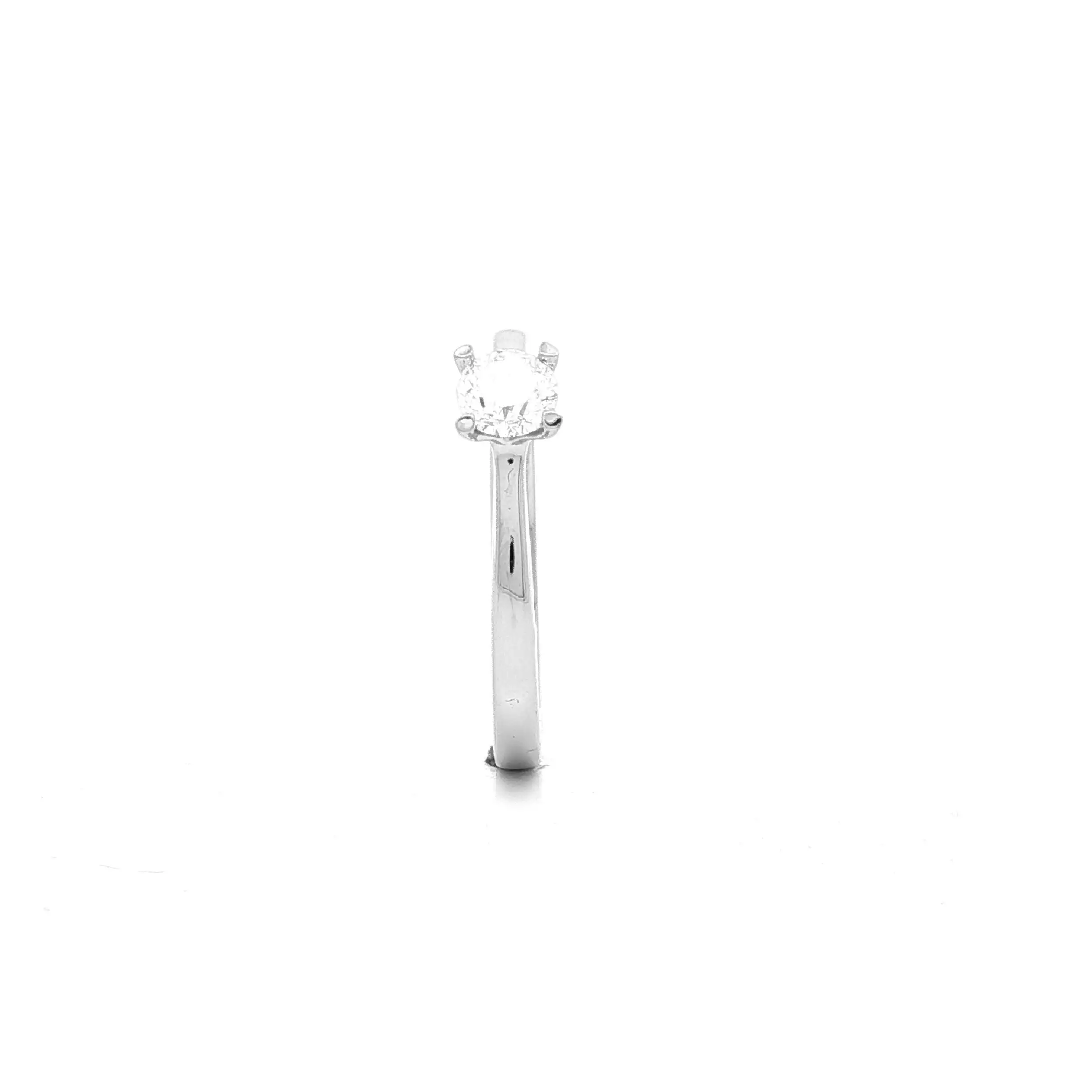 Solitärring Platin mit Brillant Solitärring Platin mit Brillant
